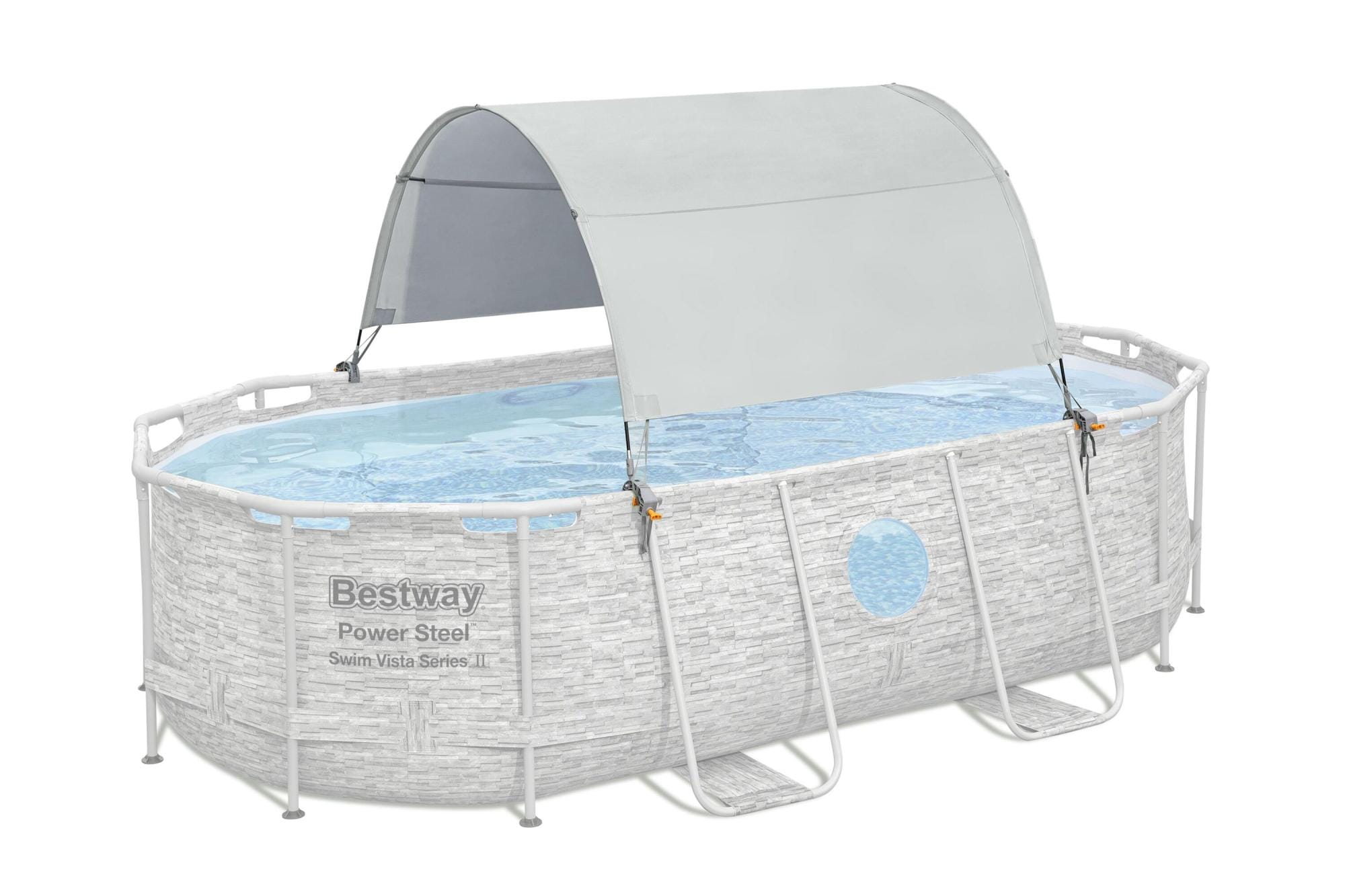 Coperture e Tappetini Tenda parasole per piscine fuori terra rettangolari e ovali Bestway 1