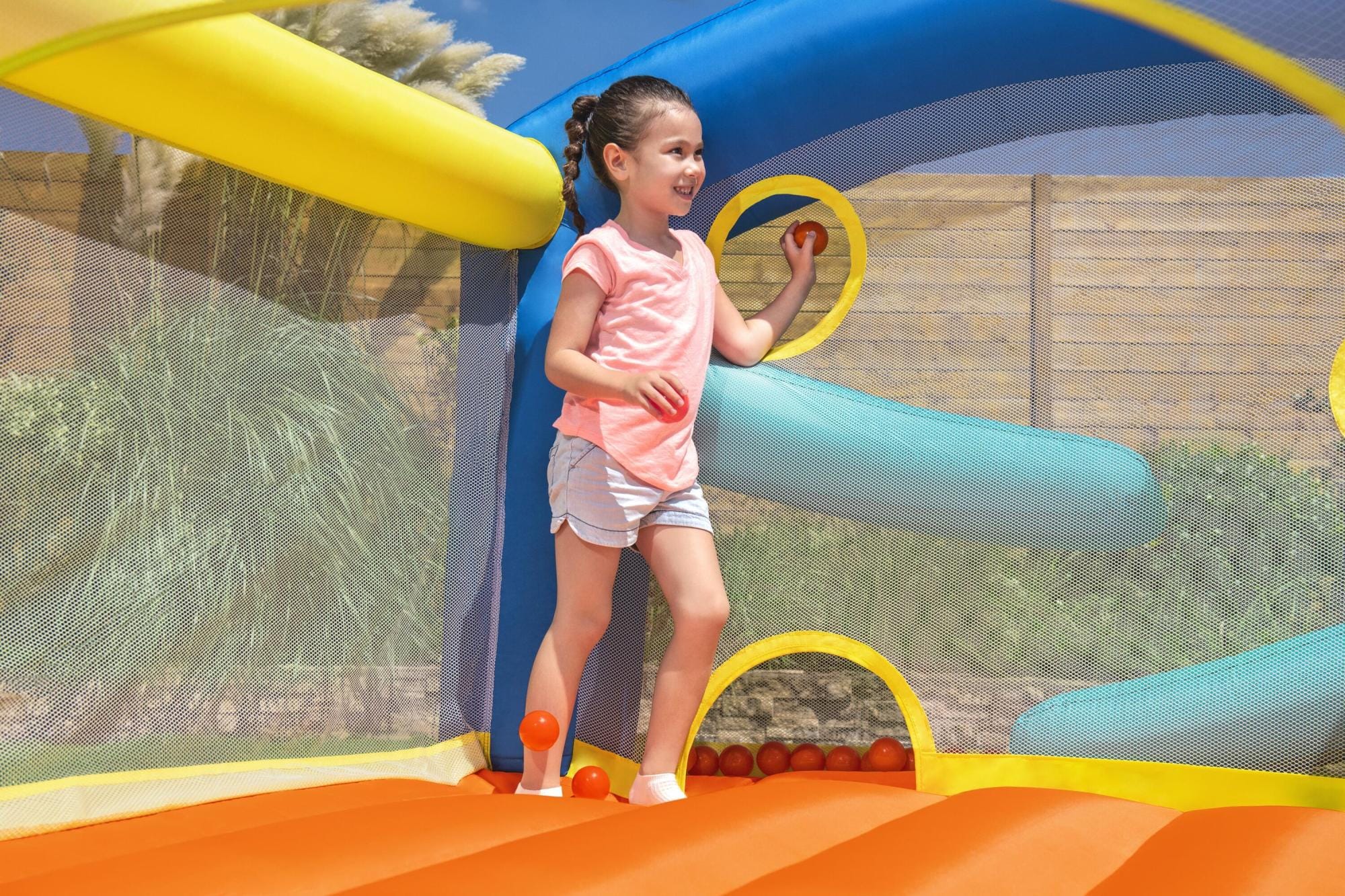 Giochi gonfiabili per bambini Castello gonfiabile Leap & Play Bestway 5