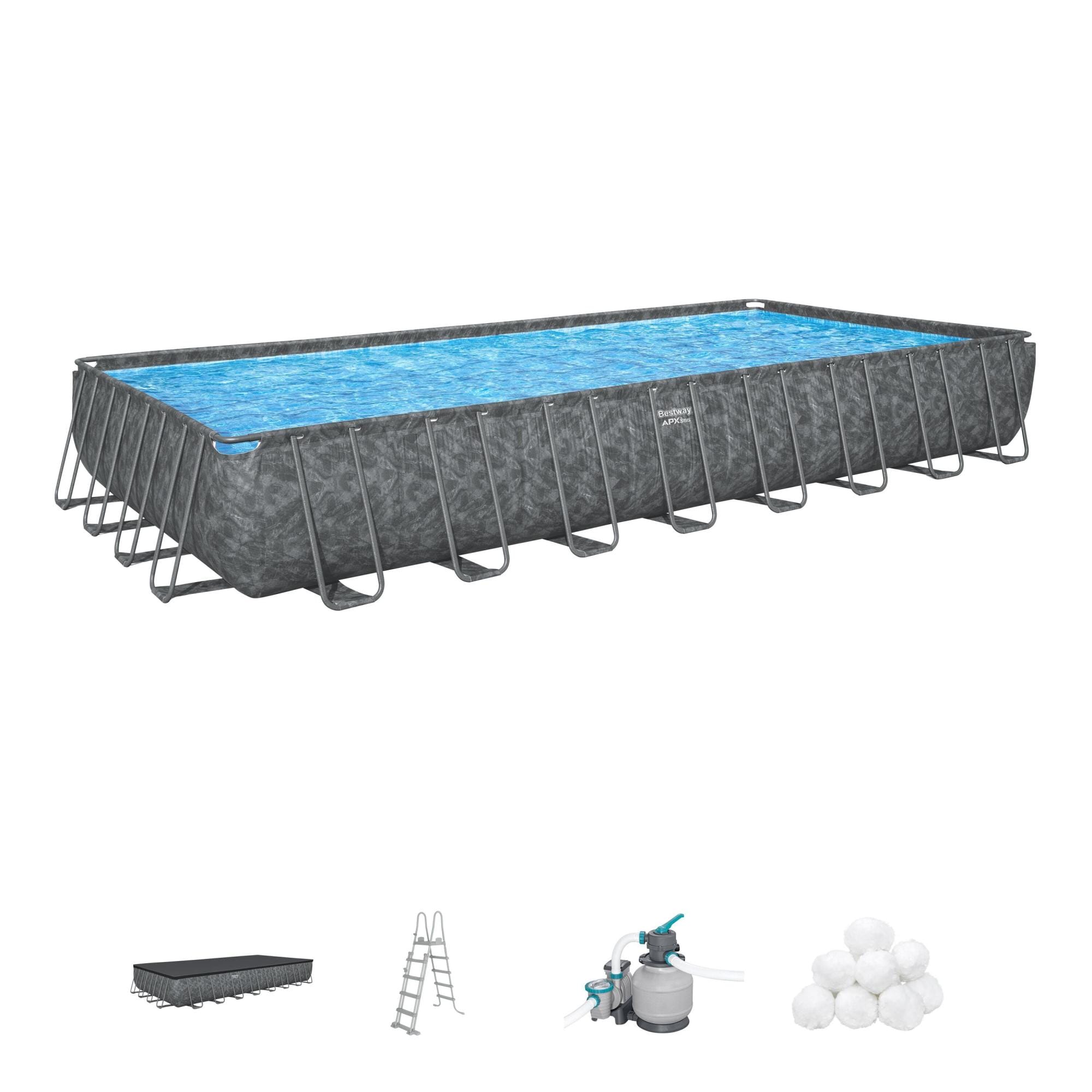 Piscine fuori terra Set piscina fuori terra APX 365 da 956x488x132 cm Bestway 1