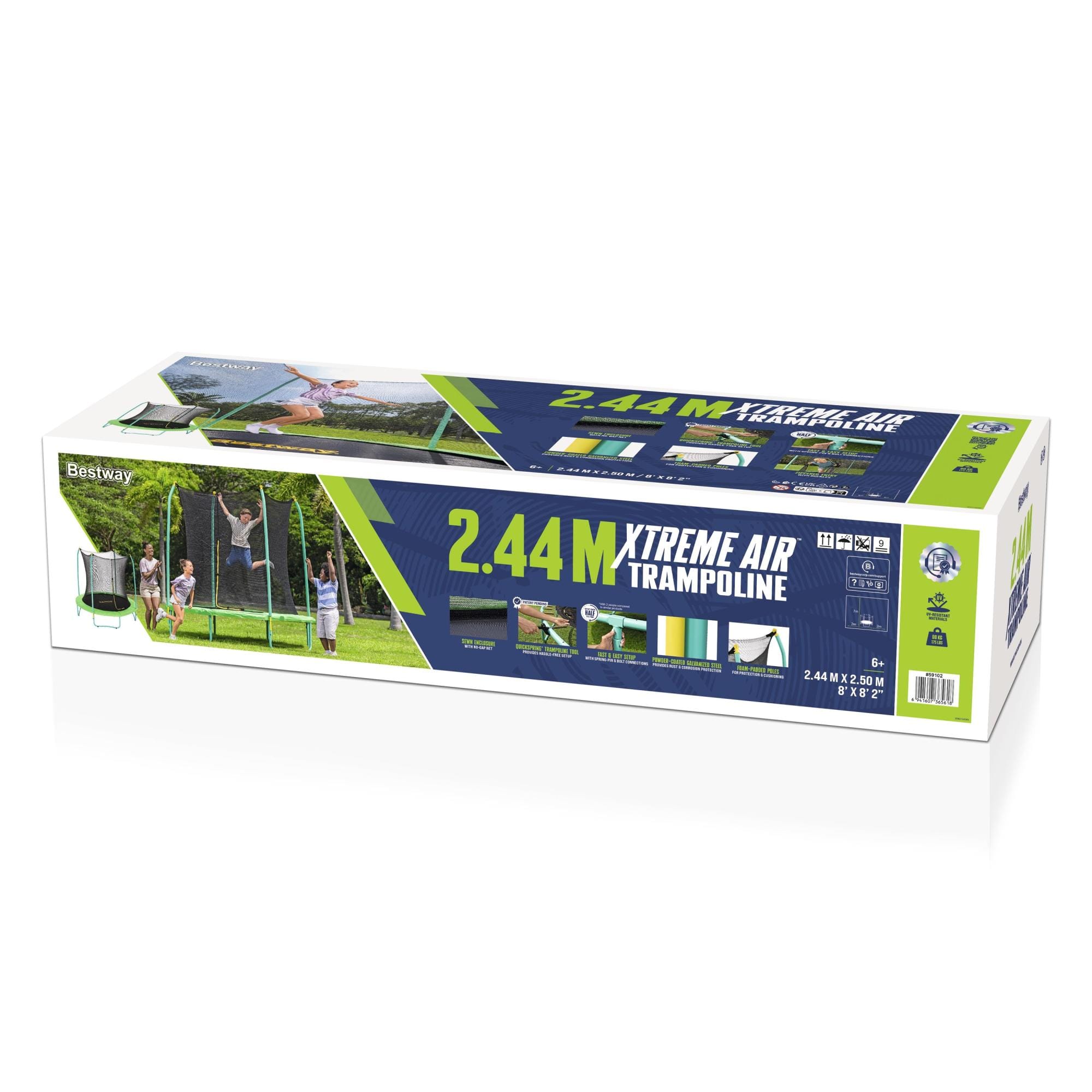 Trampolini Tappeto elastico Xtreme Air per bambini da 244 cm Bestway 9