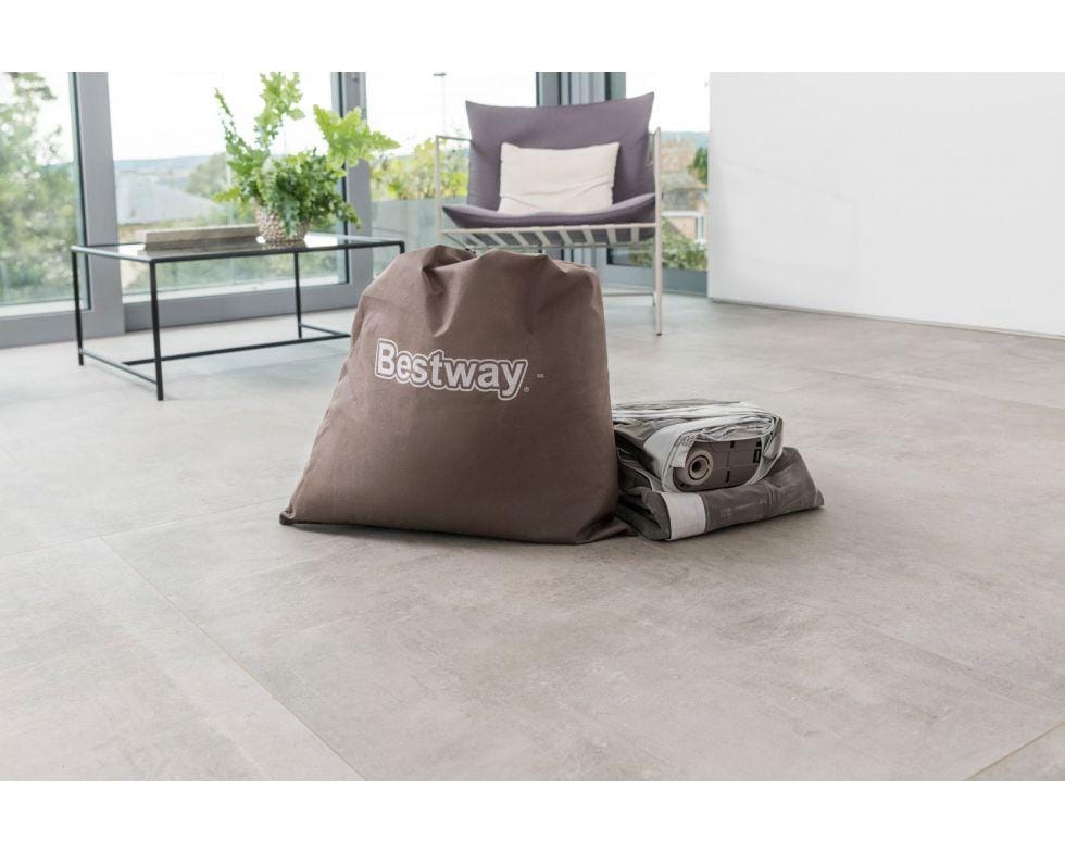 Materassi gonfiabili Materasso gonfiabile matrimoniale da 203x152x46 cm grigio Bestway 11