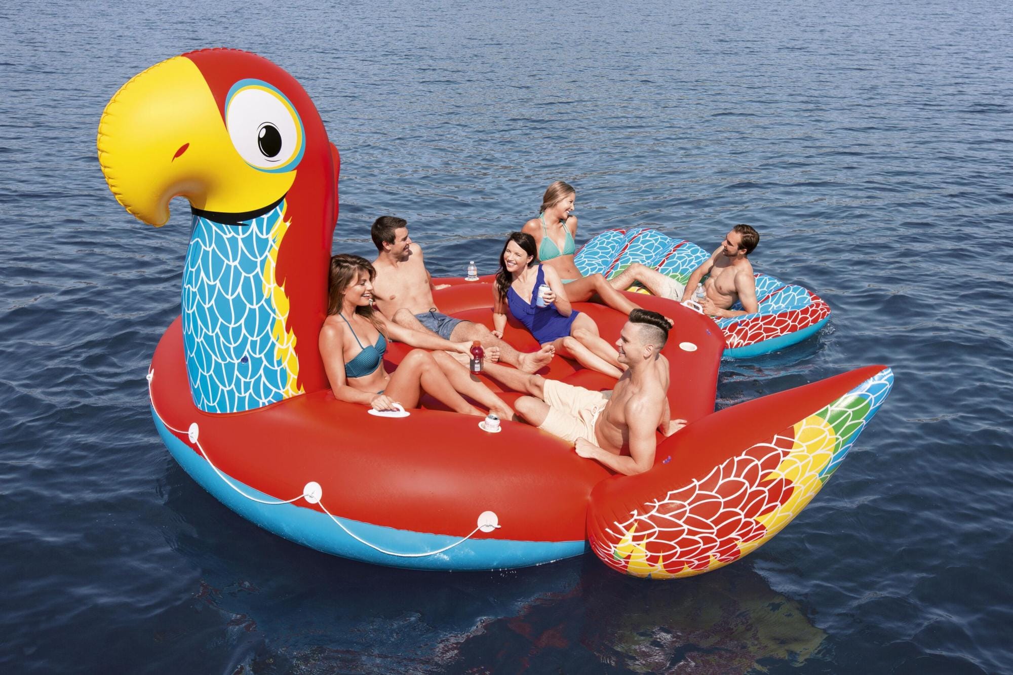 Gonfiabili mare per adulti Isola gonfiabile a forma di pappagallo Bestway 2