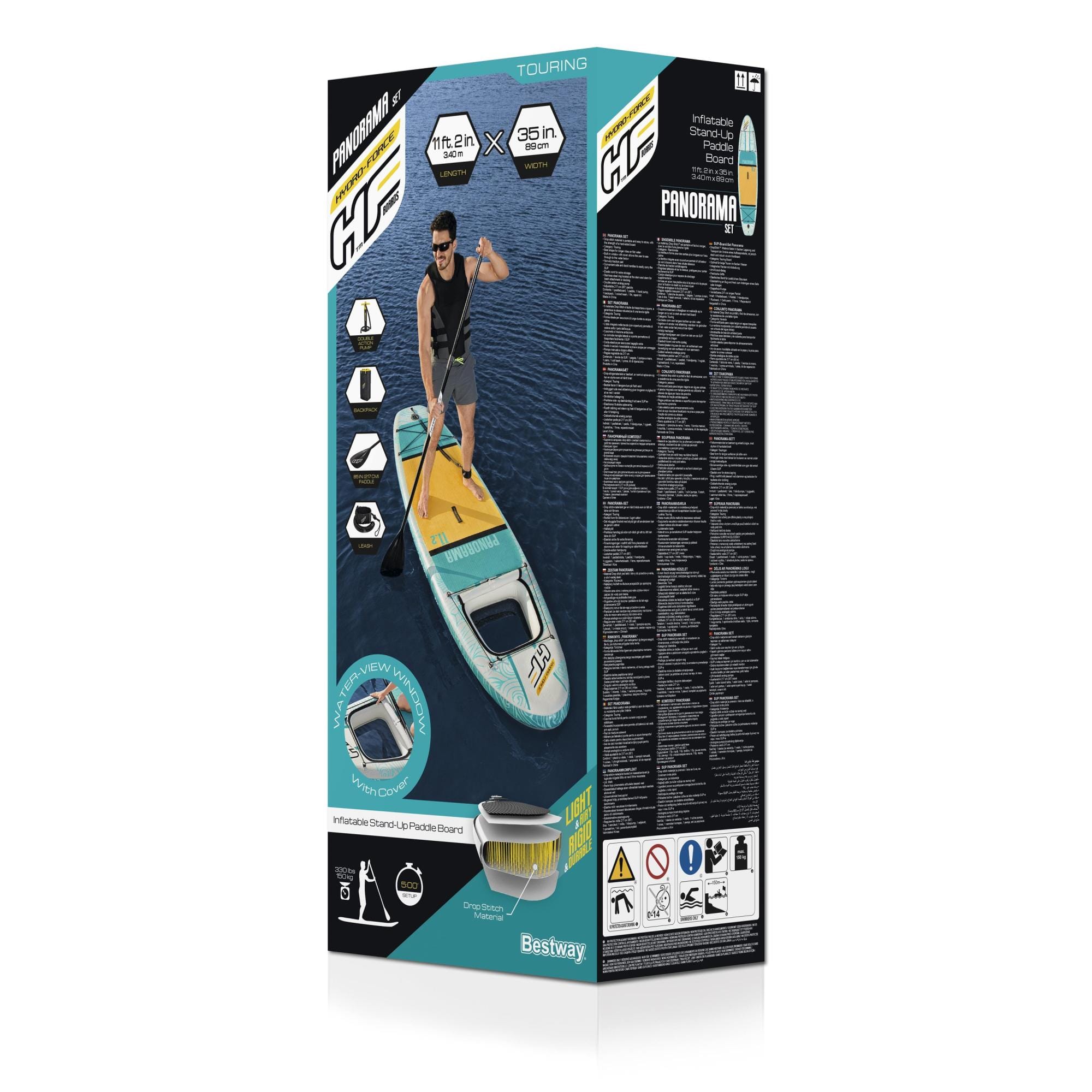 Sport Acquatici Tavola da SUP gonfiabile Panorama da 340x89x15 cm Bestway 10