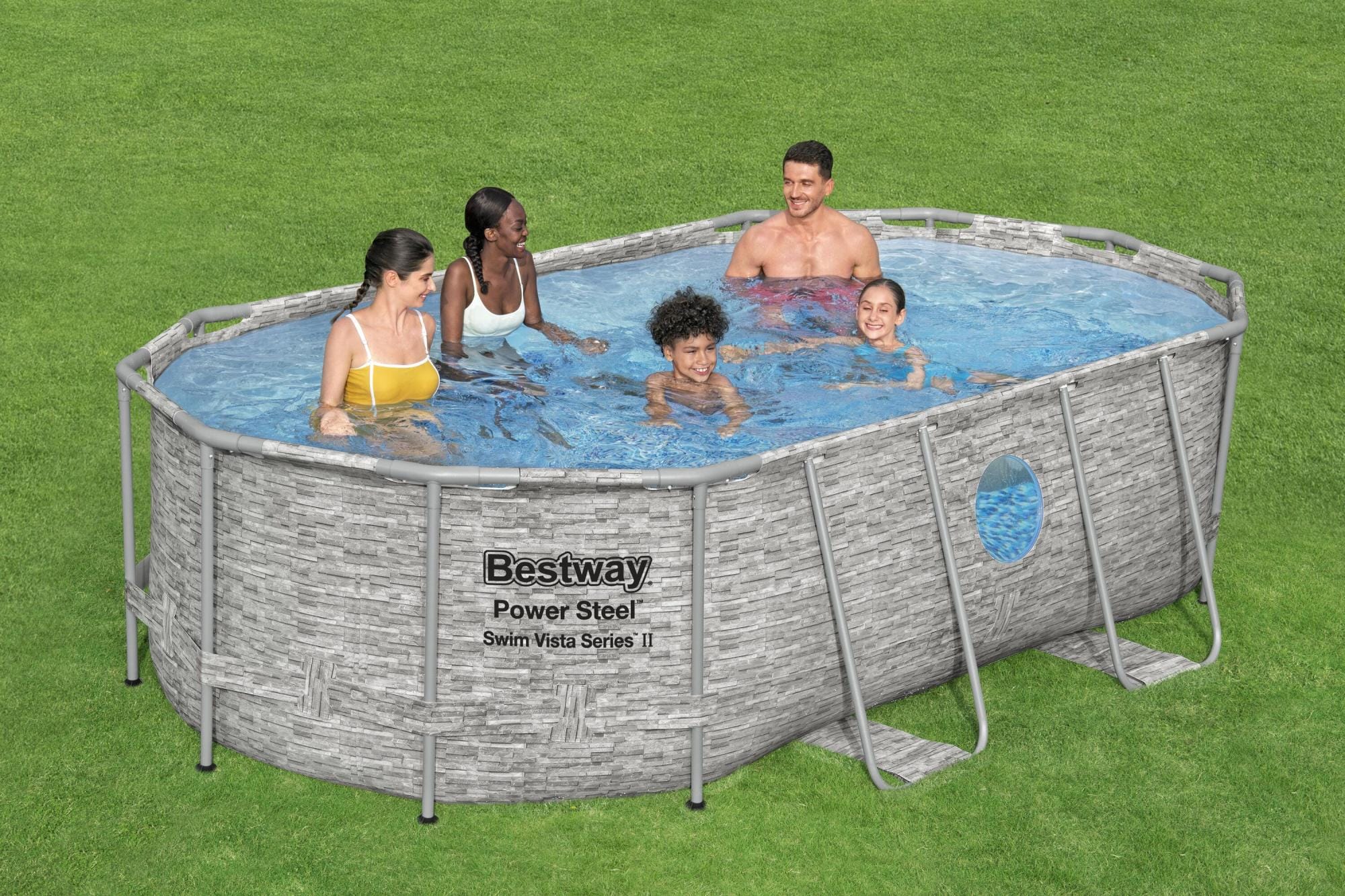 Piscine fuori terra Set piscina fuori terra Power Steel Swim Vista da 427x250x100 cm Bestway 3