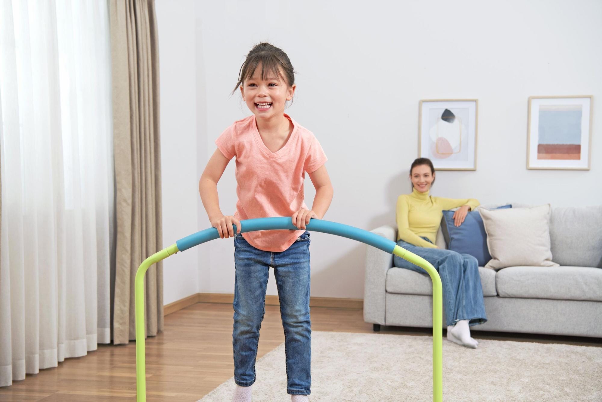Giochi gonfiabili per bambini Tappeto elastico Wonderjump per bambini da 91 cm Bestway 3