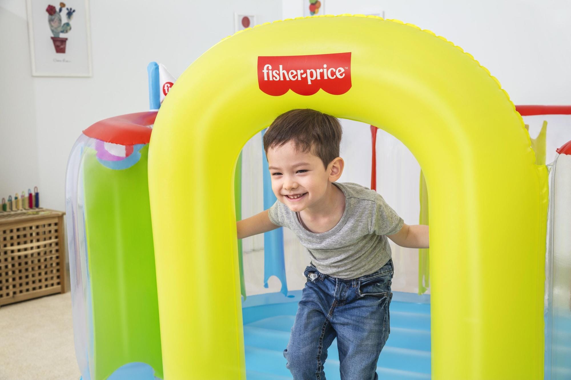 Giochi gonfiabili per bambini Castello gonfiabile Bouncetopia Fisher-Price Bestway 1