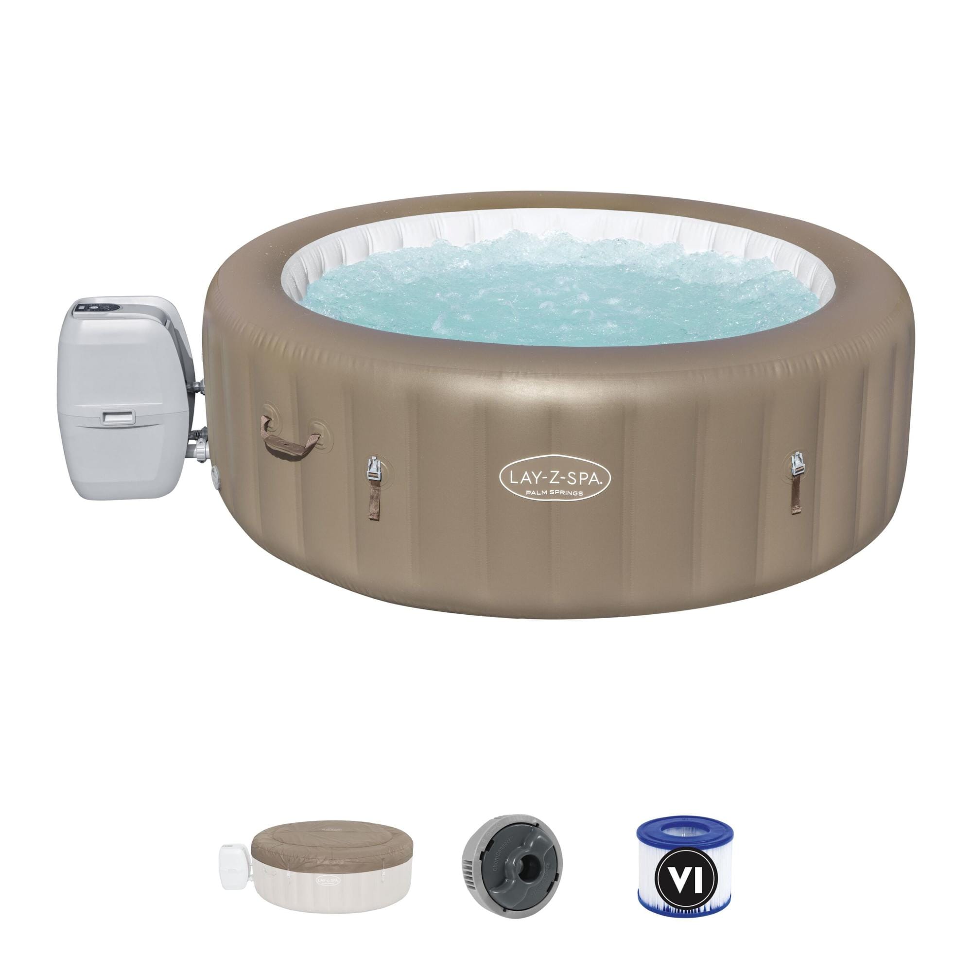 Idromassaggi gonfiabili Lay-Z-Spa Idromassaggio gonfiabile Palm Springs AirJet, per 4-6 persone Bestway 1