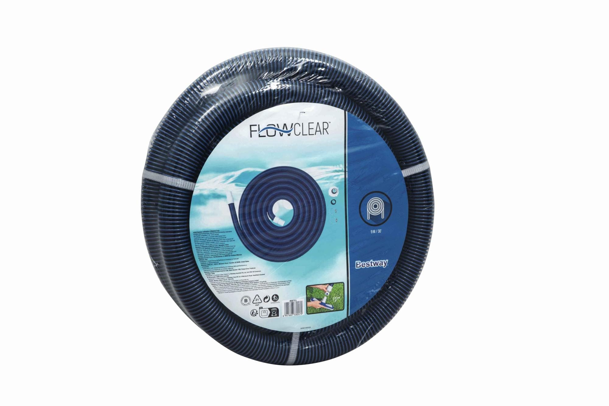Accessori Piscine e Spa Tubo da 9 metri e diametro da 38 mm blu Bestway 7