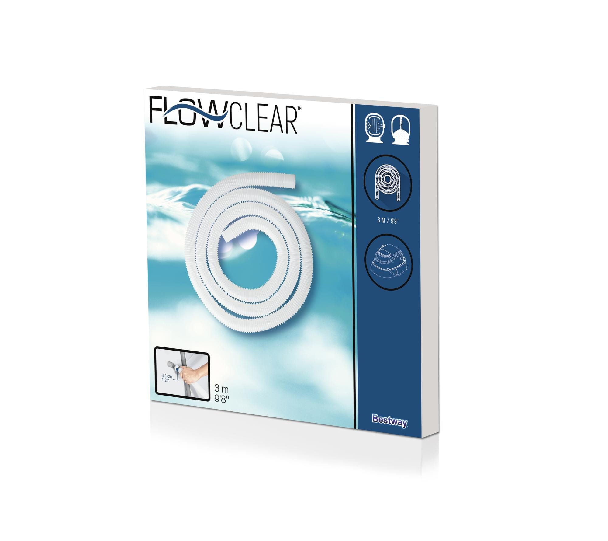 Accessori Piscine e Spa Tubo da 3 metri e diametro di 32 mm Bestway 2