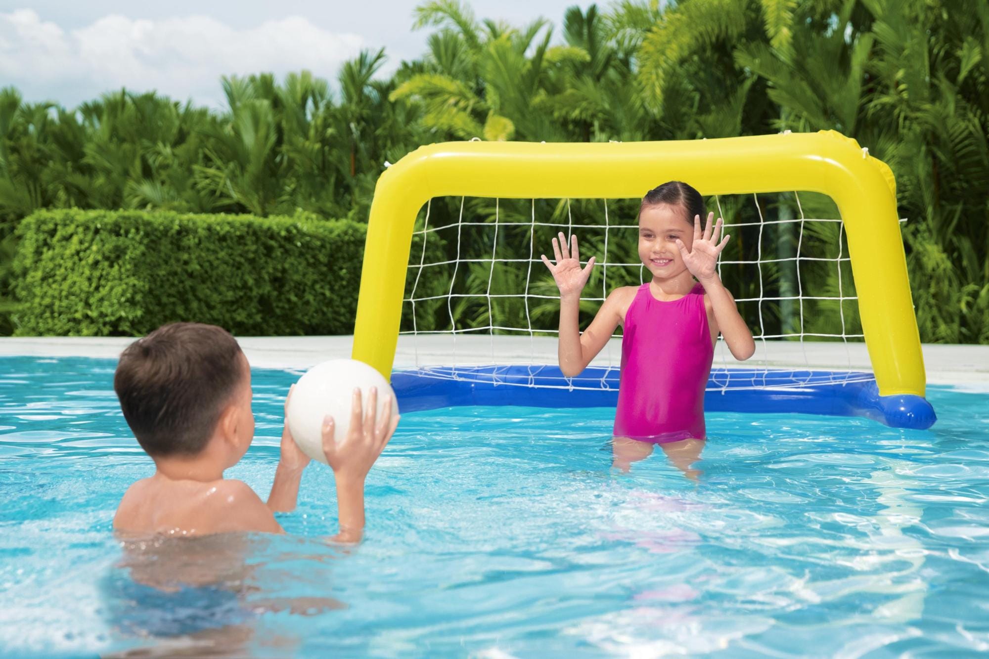 Giochi gonfiabili per bambini Rete da pallanuoto gonfiabile grande Bestway 6