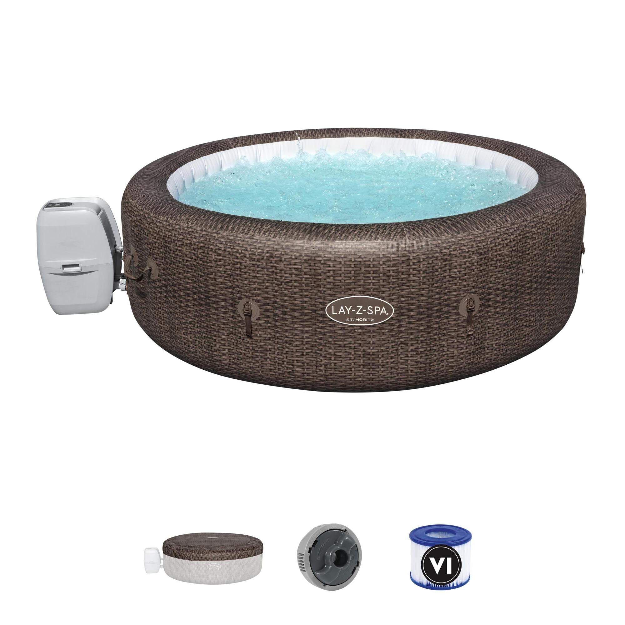 Idromassaggi gonfiabili Lay-Z-Spa Idromassaggio gonfiabile Lay-Z-Spa St. Moritz AirJet 5-7 persone con app Bestway 2