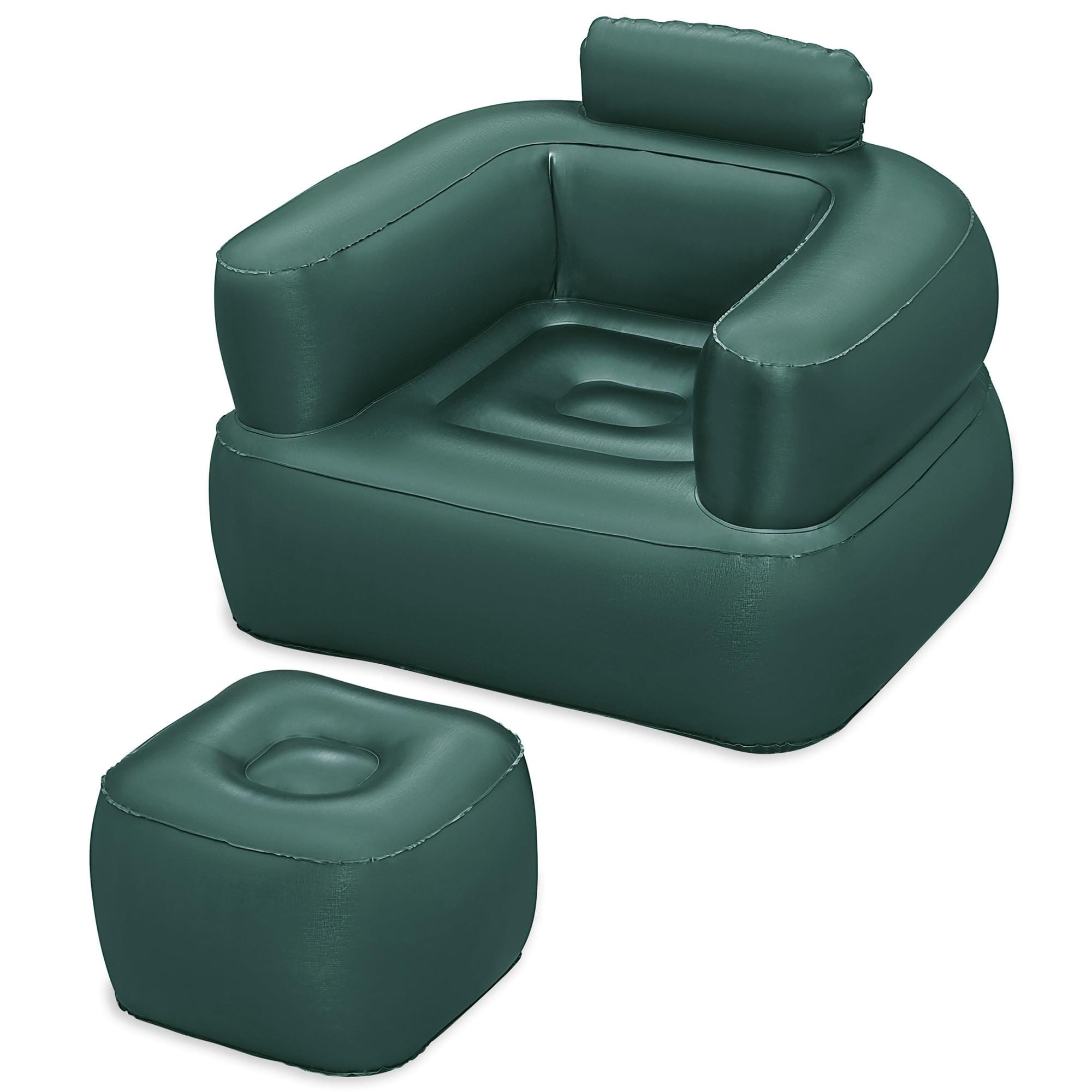 Arredo gonfiabile casa e giardino Poltrona gonfiabile con pouf Comfi Cube Bestway 1