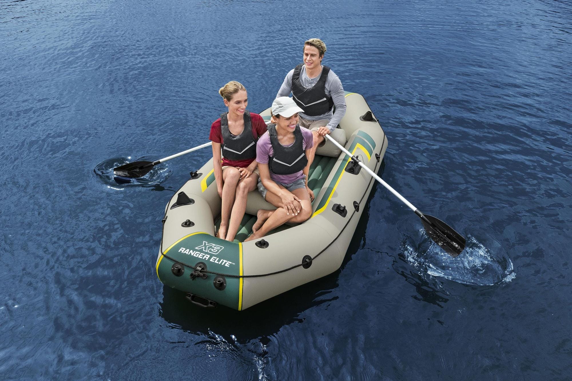Sport Acquatici Gommone Ranger Elite, 3 posti da 295x130x46 cm Bestway 1