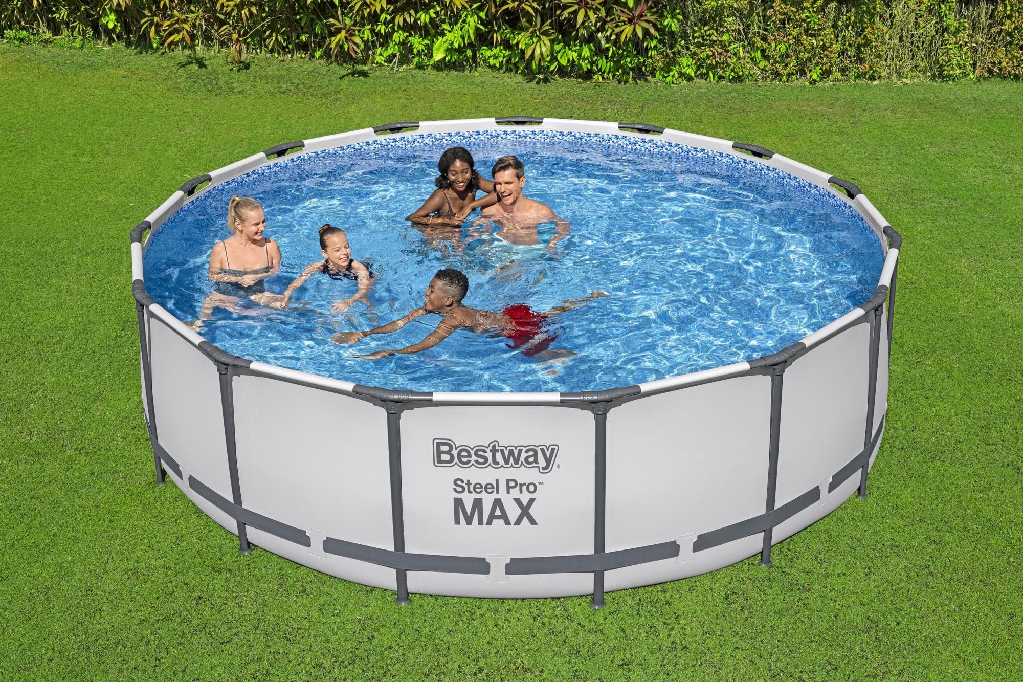 Piscine fuori terra Set piscina da 457x122 cm grigio chiaro Bestway 1