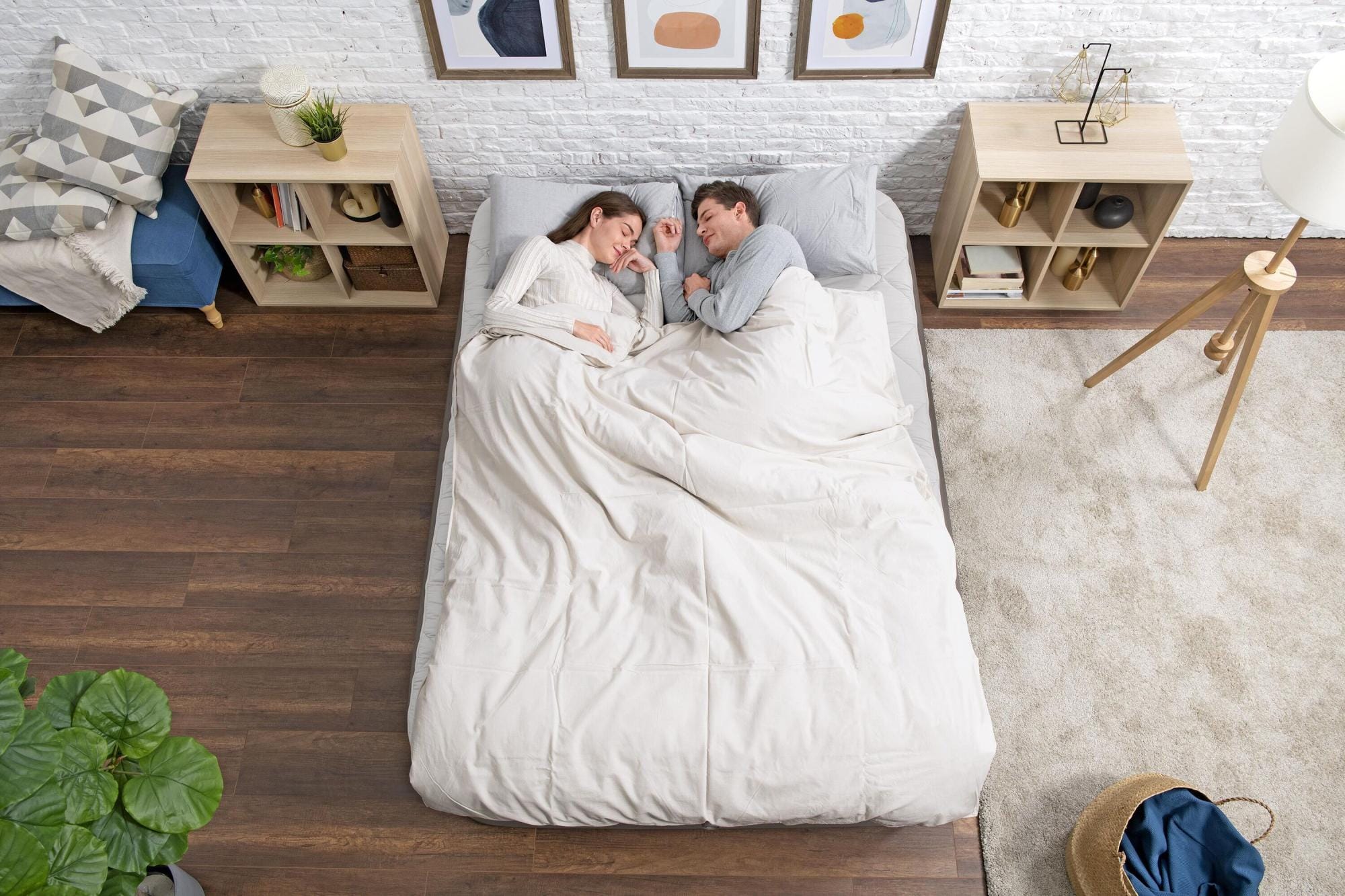 Materassi gonfiabili Materasso gonfiabile matrimoniale con topper da 203x152x51 cm Bestway 2