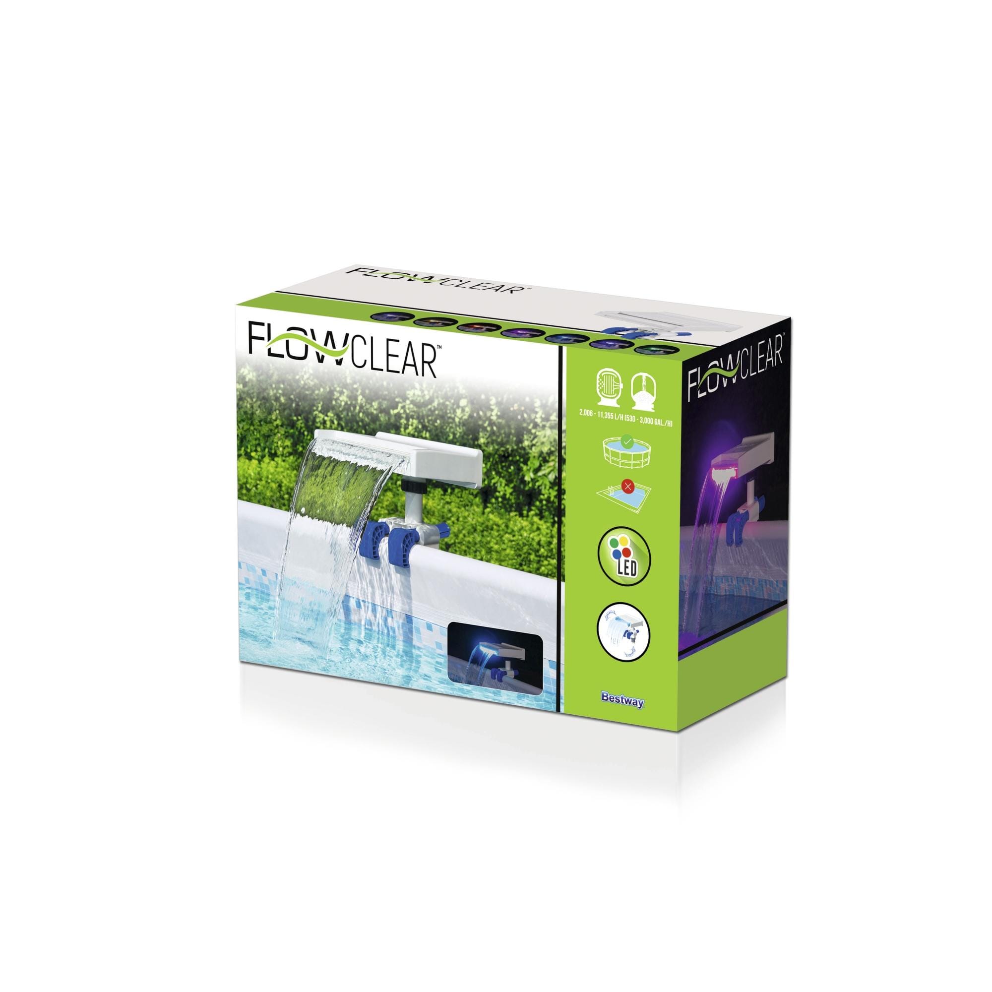 Accessori Piscine e Spa Cascata per piscina fuori terra con LED Bestway 7