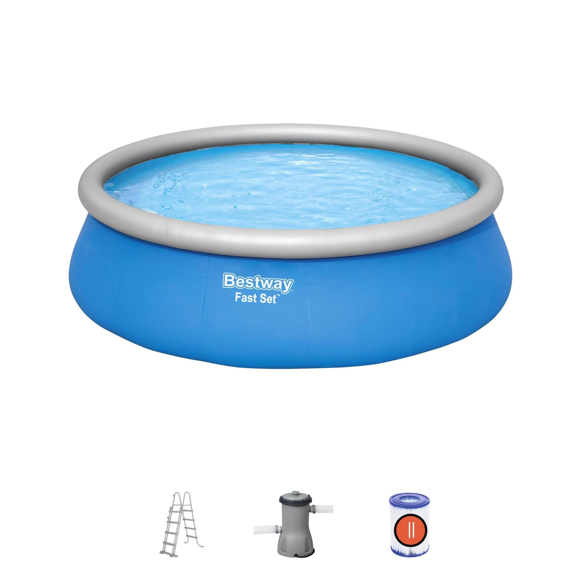 Piscine fuori terra Set piscina gonfiabile Fast Set da 457x122 cm Bestway 1