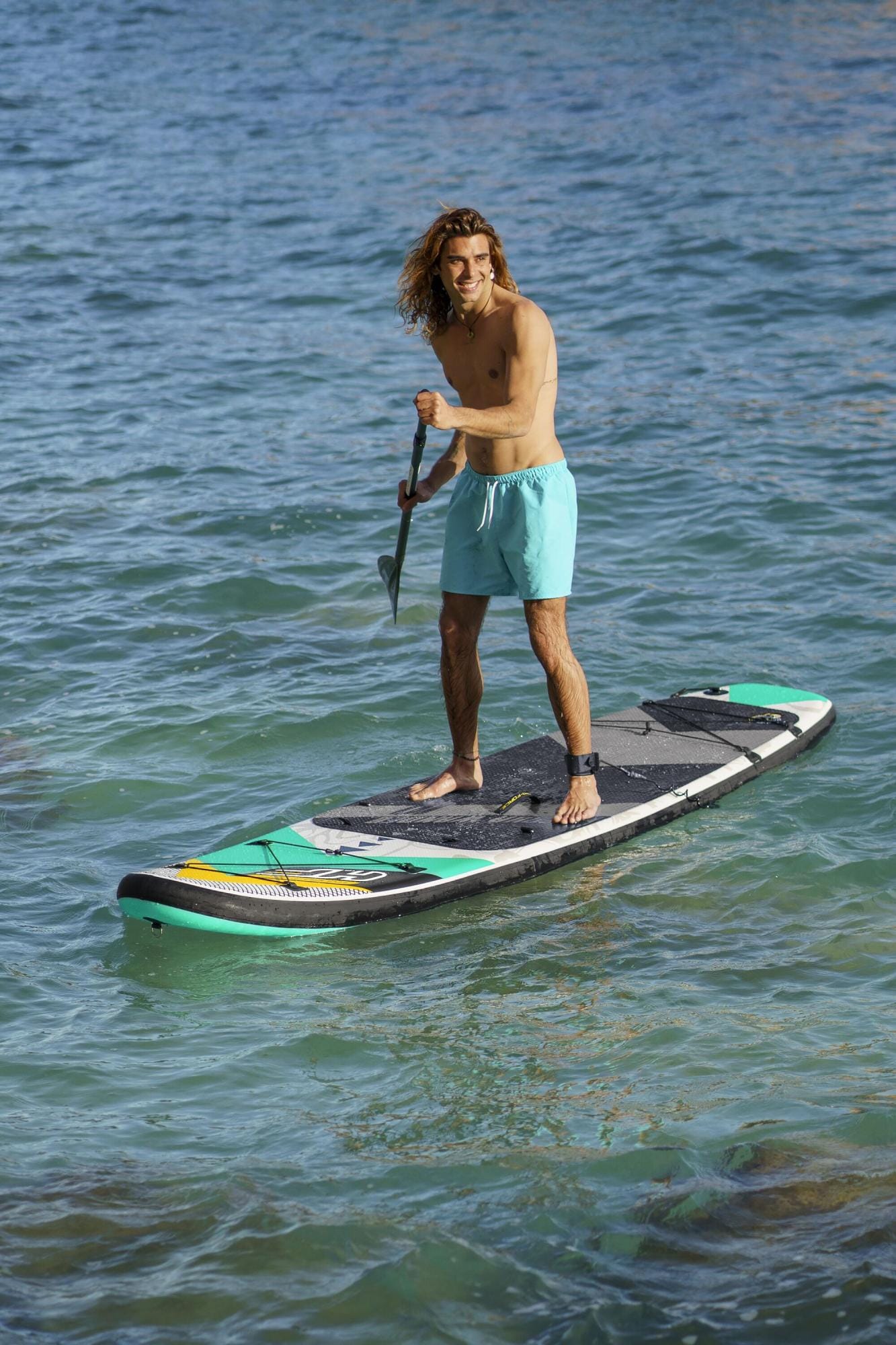 Sport Acquatici Tavola da SUP e kayak gonfiabile Aqua Wander da 305x84x12 cm  Bestway 1