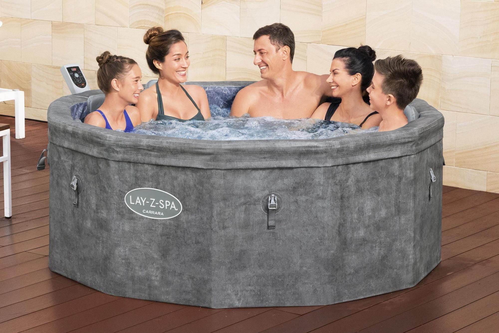 Idromassaggi gonfiabili Lay-Z-Spa Idromassaggio semirigido Lay-Z-Spa Carrara AirJet  4-6 persone Bestway 3