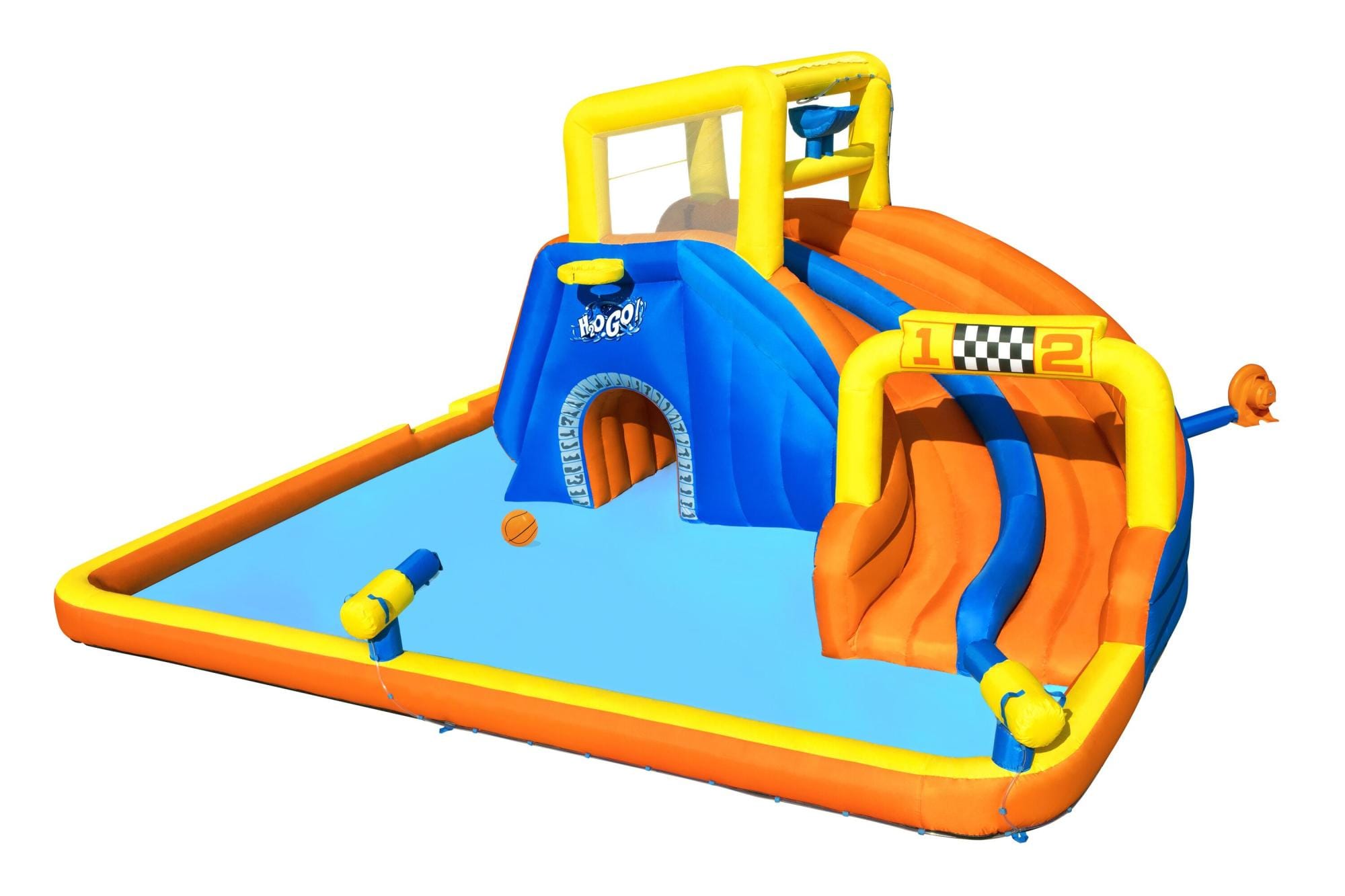 Giochi gonfiabili per bambini Parco acquatico gonfiabile Super Speedway Bestway 1