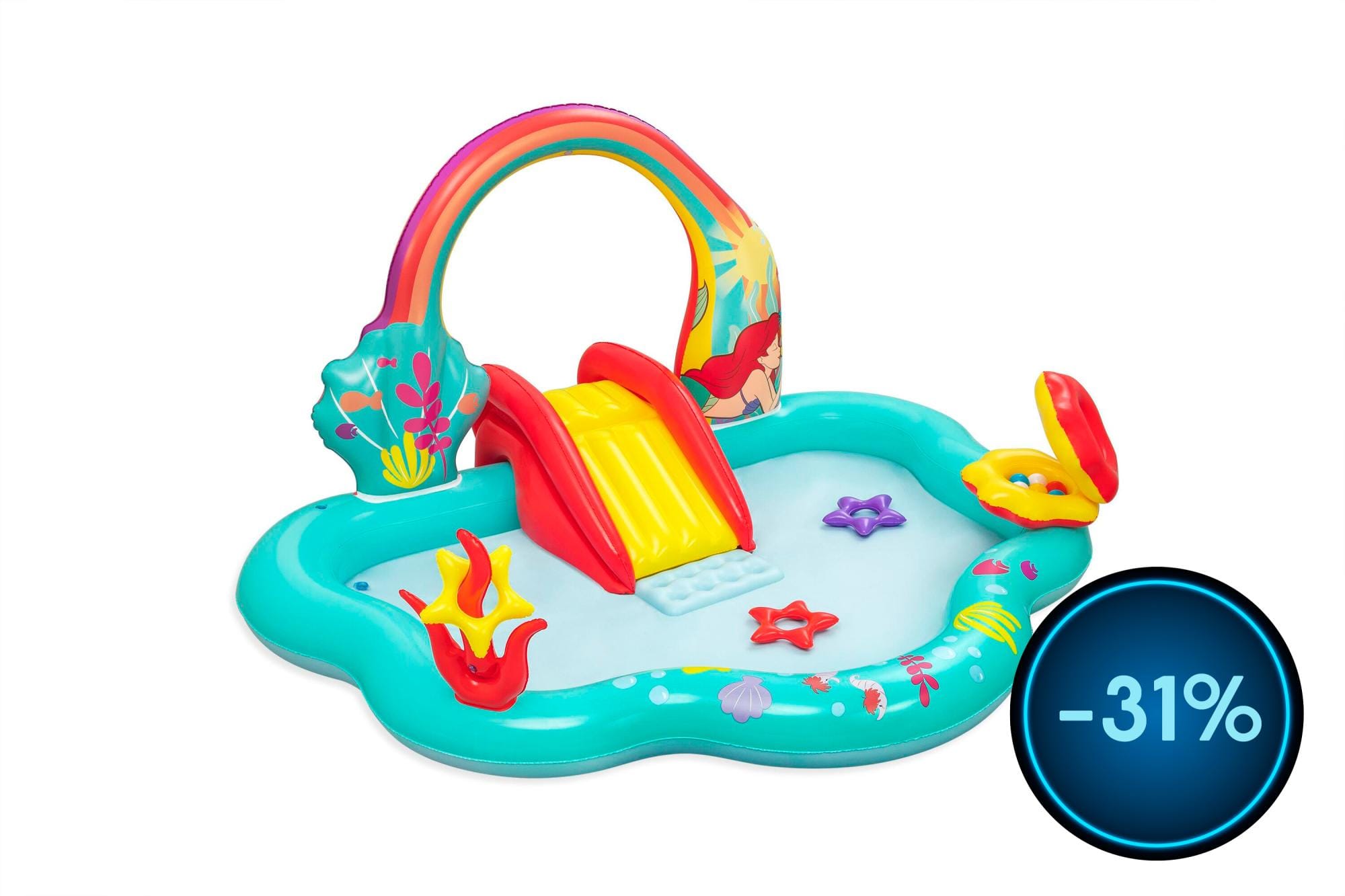 Giochi gonfiabili per bambini Playcenter gonfiabile La Sirenetta Disney Bestway 1