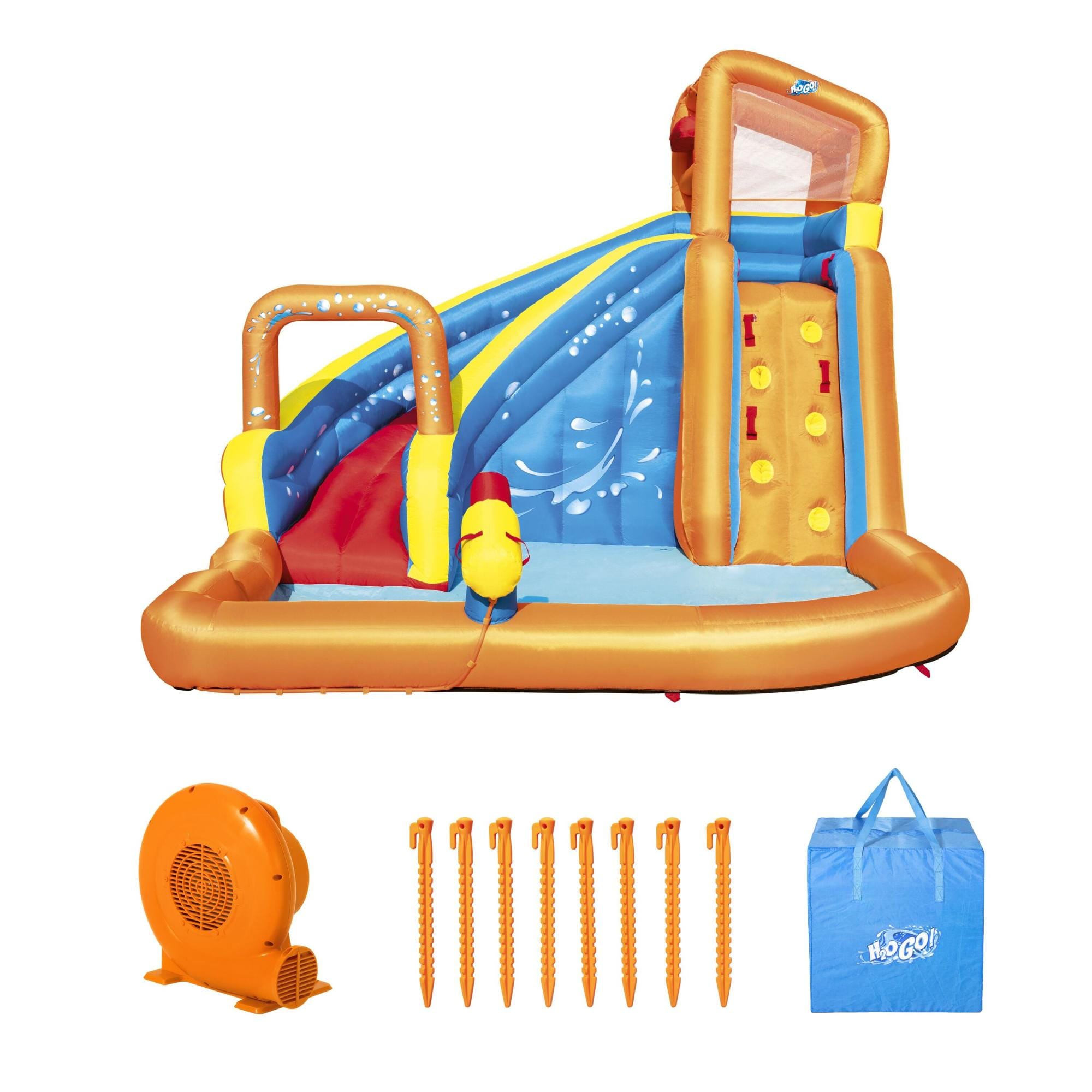 Giochi gonfiabili per bambini Parco acquatico gonfiabile Turbo Splash Constant Air Bestway 12