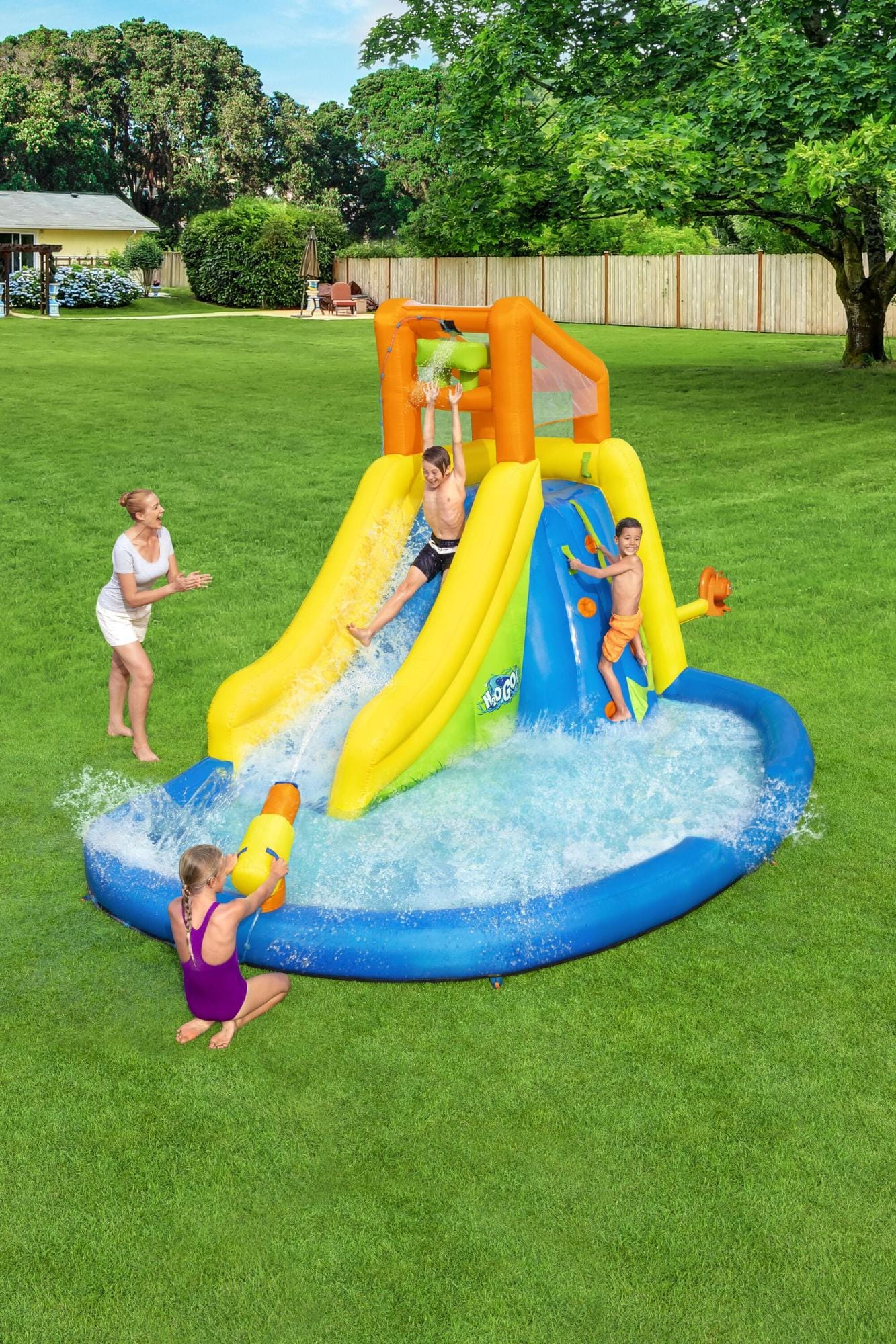 Giochi gonfiabili per bambini Parco acquatico Mount Splashmore Bestway 1