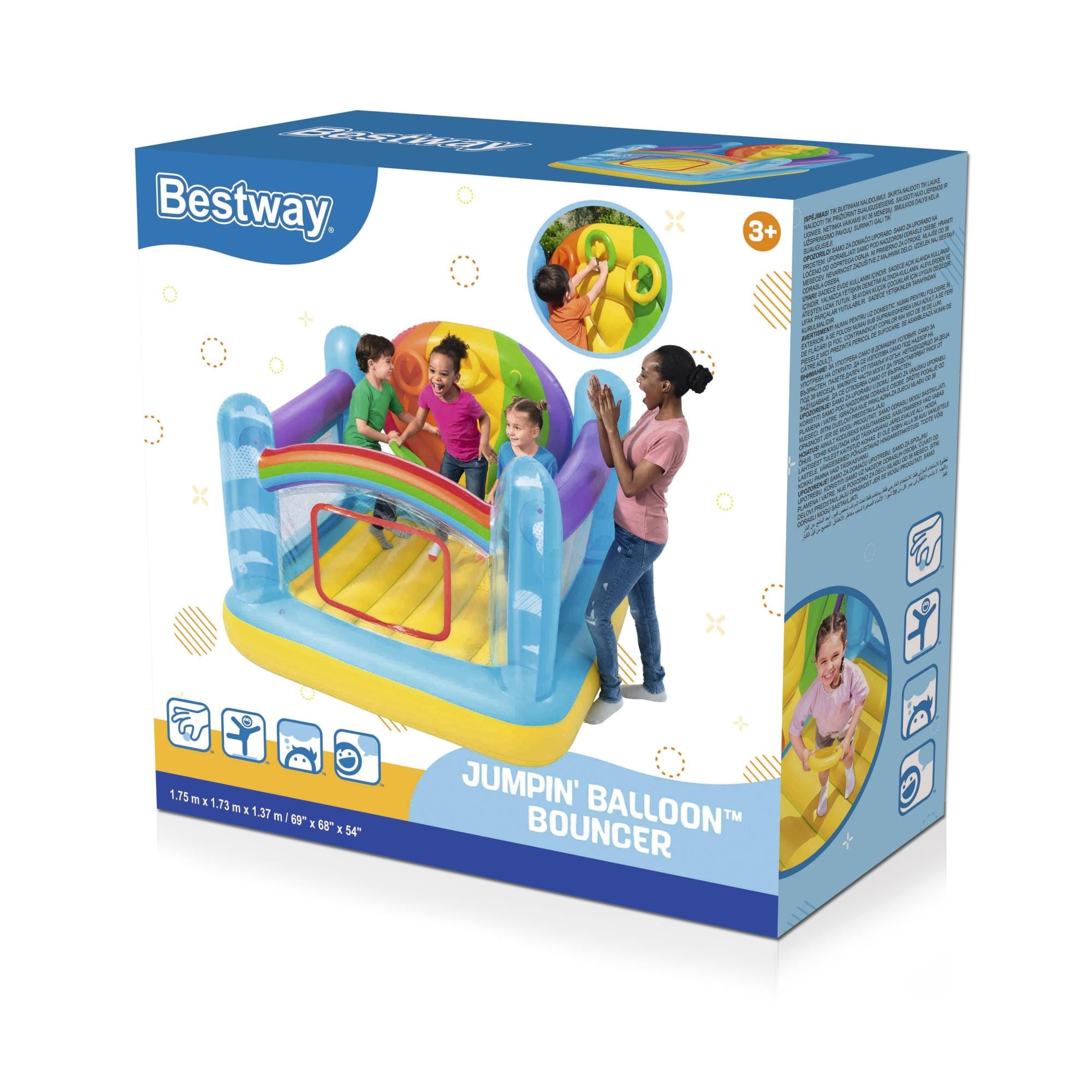 Giochi gonfiabili per bambini Castello gonfiabile con mongolfiera Bestway 9