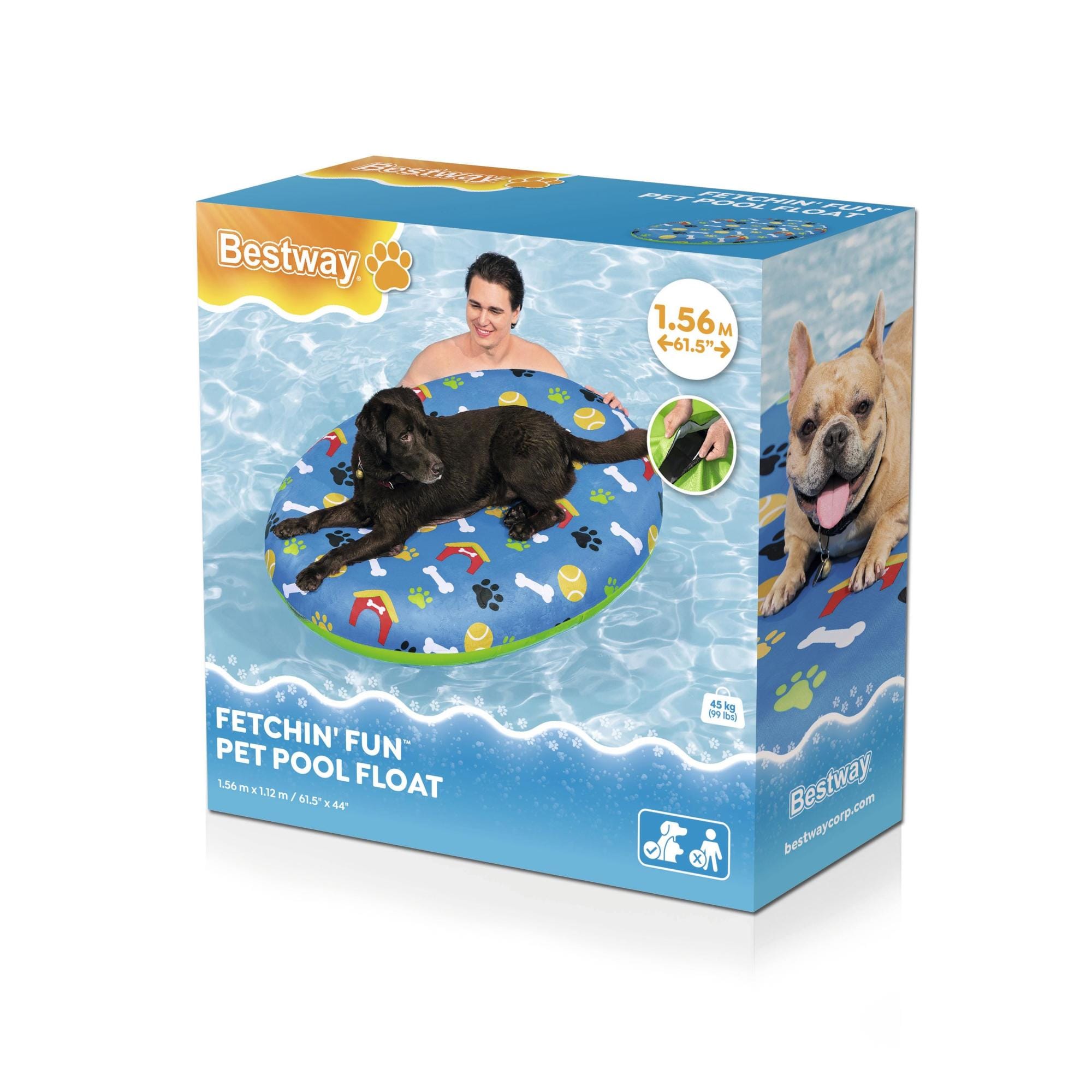 Giochi d'acqua per cani Materassino gonfiabile per cani Fetchin' Fun Bestway 8