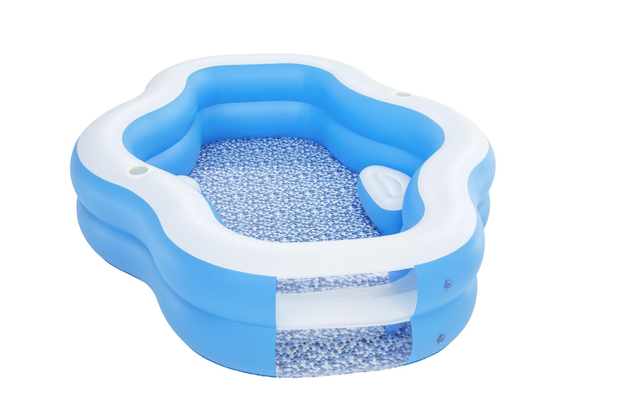 Giochi gonfiabili per bambini Piscina gonfiabile con finestra trasparente da 270x198x51 cm Bestway 1