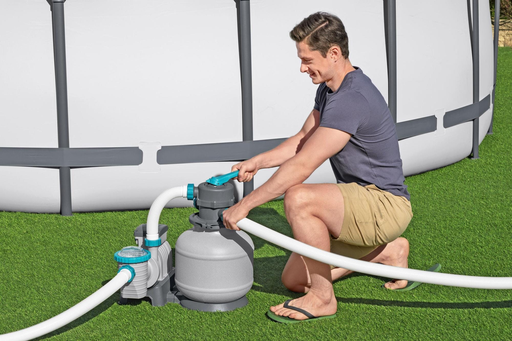 Accessori Piscine e Spa Pompa filtro a sabbia - 8.327 L/H Bestway 3