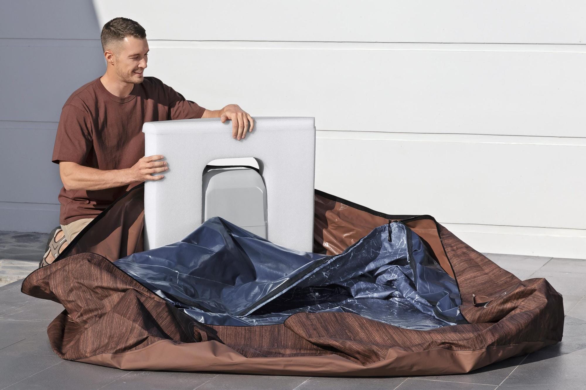 Idromassaggi gonfiabili Lay-Z-Spa Idromassaggio semirigido Lay-Z-Spa Toronto AirJet 5-7 persone Bestway 8