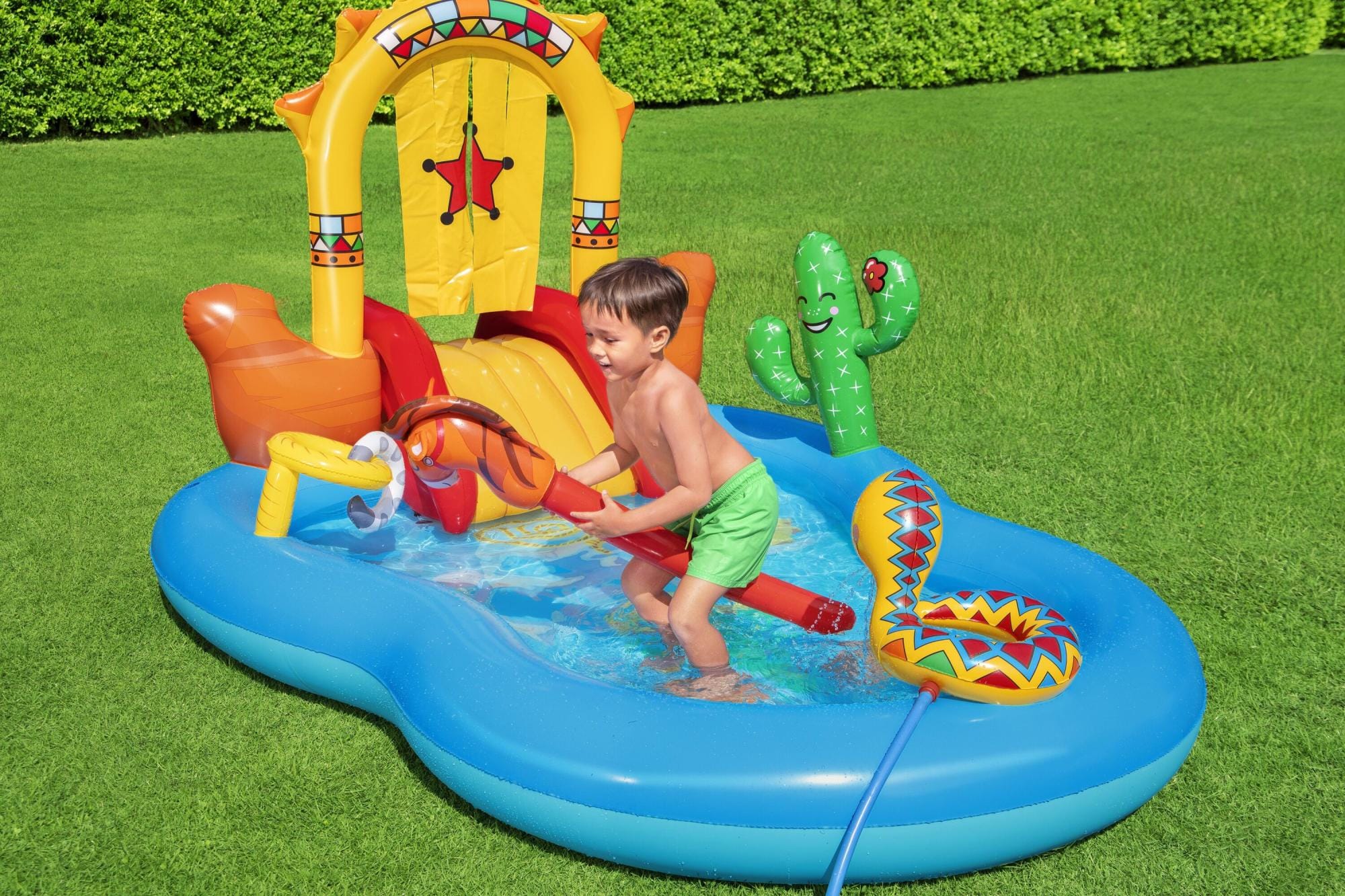 Giochi gonfiabili per bambini Playcenter gonfiabile Far West Bestway 4