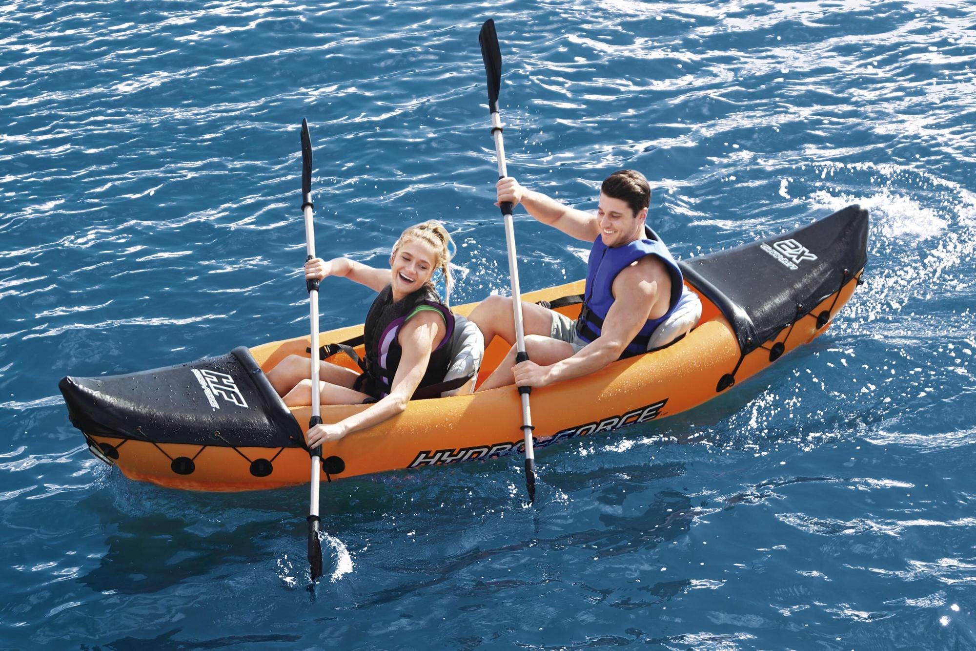 Sport Acquatici Kayak gonfiabile Lite-Rapid, 2 posti da 321x88 cm Bestway 2