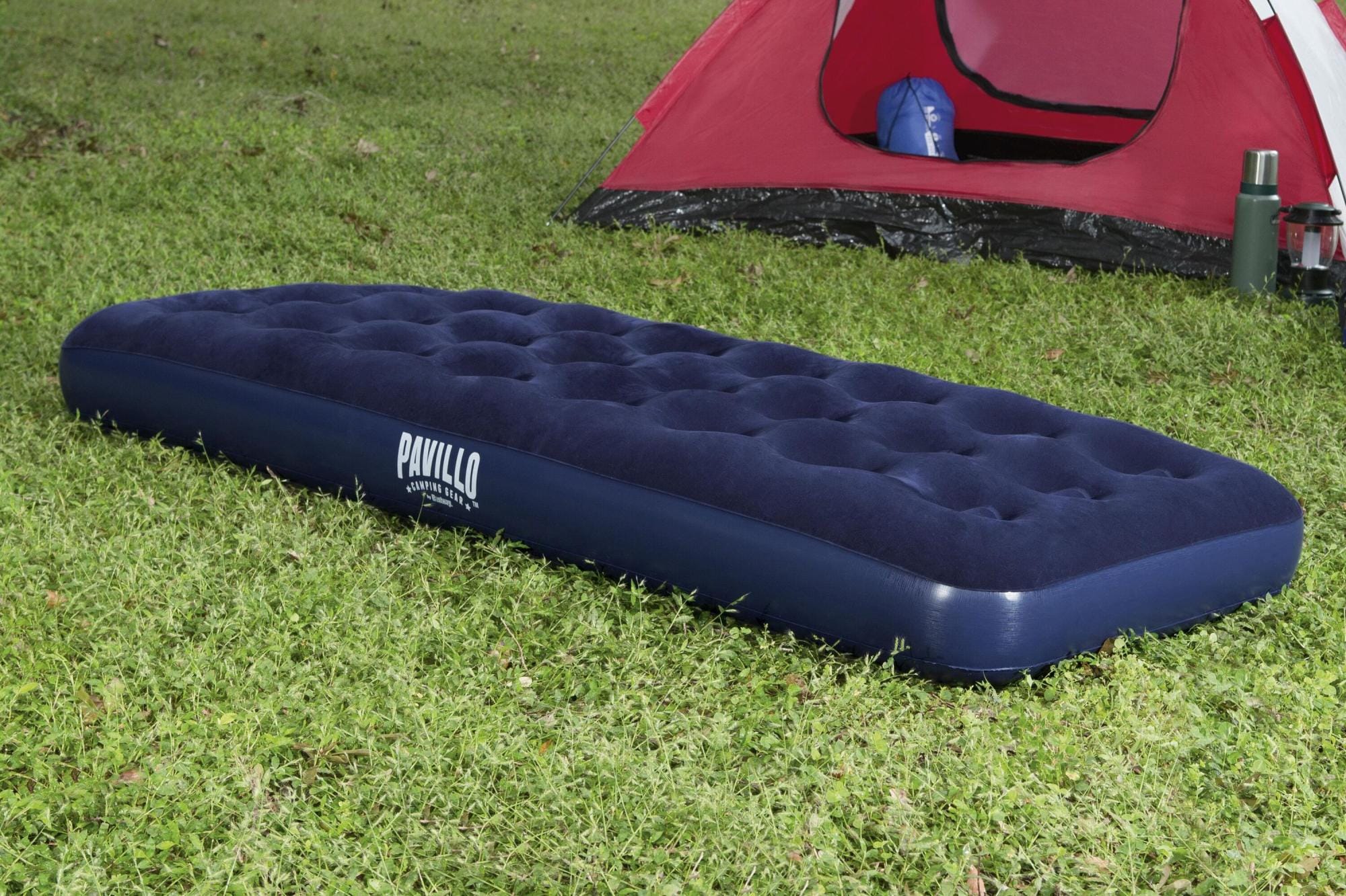Materassi gonfiabili Materasso gonfiabile singolo blu Horizon da 185x76x22 cm Bestway 1