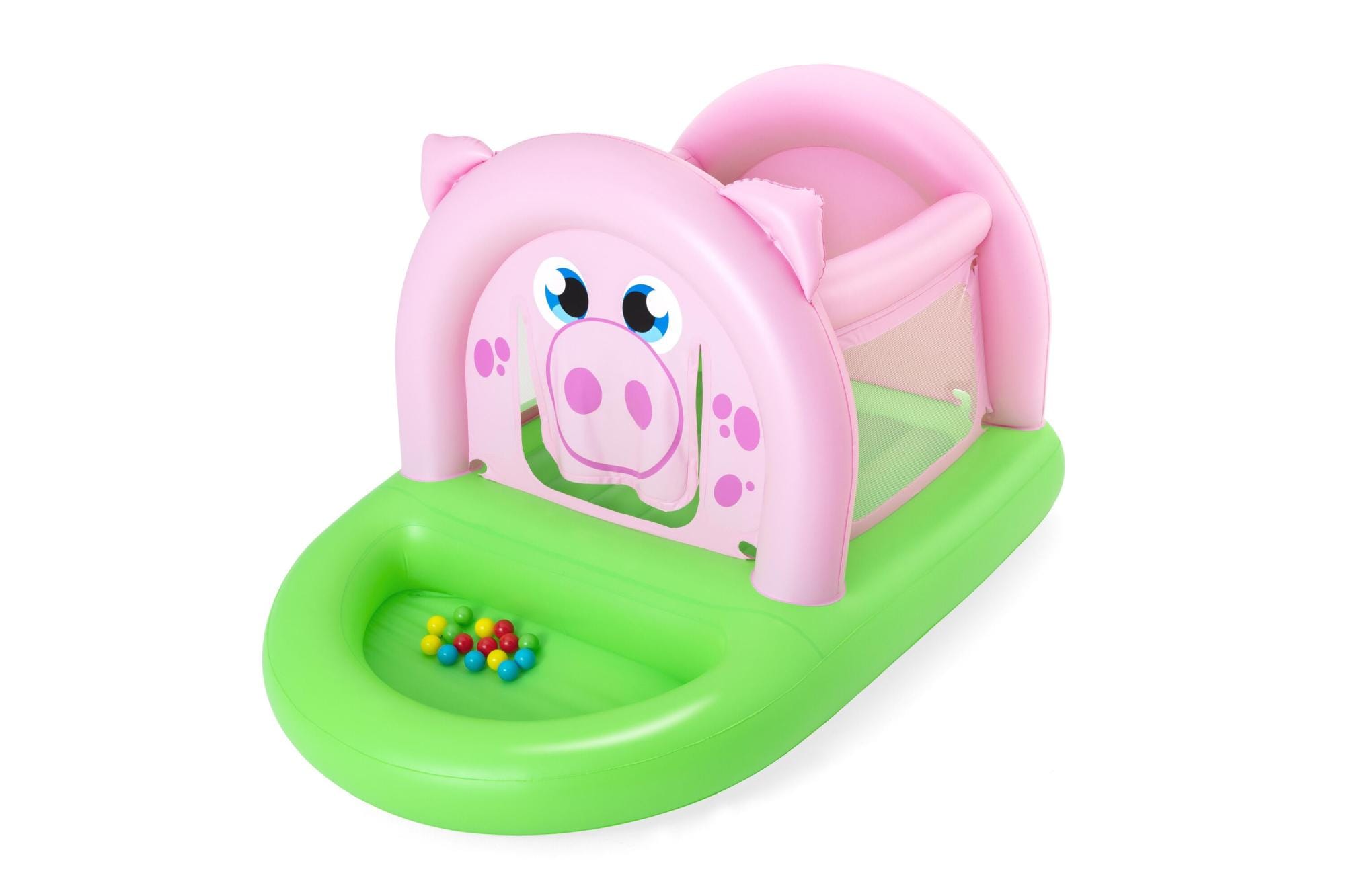 Giochi gonfiabili per bambini Salterello gonfiabile Pink Pig Bestway 1