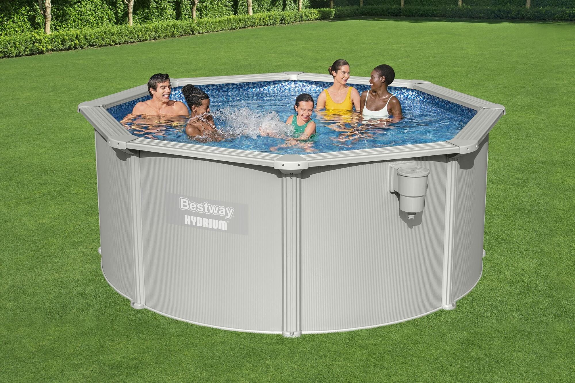 Piscine fuori terra Set piscina fuori terra rotonda Hydrium da 305x122 cm Bestway 3
