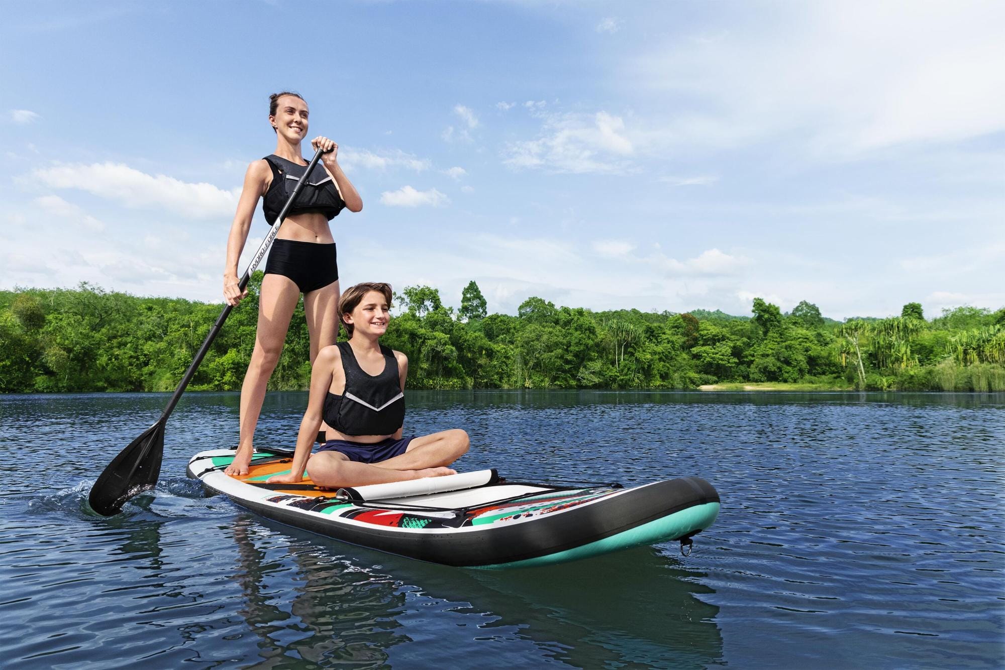 Sport Acquatici Tavola da SUP gonfiabile Breeze Panorama da 305x84x12 cm Bestway 1