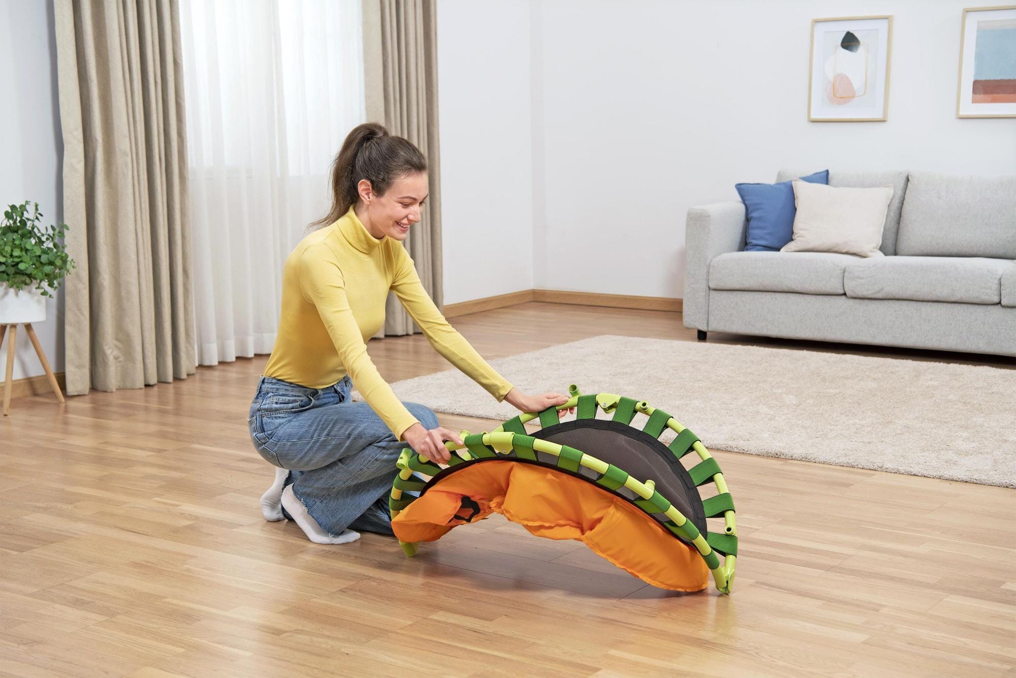 Giochi gonfiabili per bambini Tappeto elastico Wonderjump per bambini da 91 cm Bestway 5