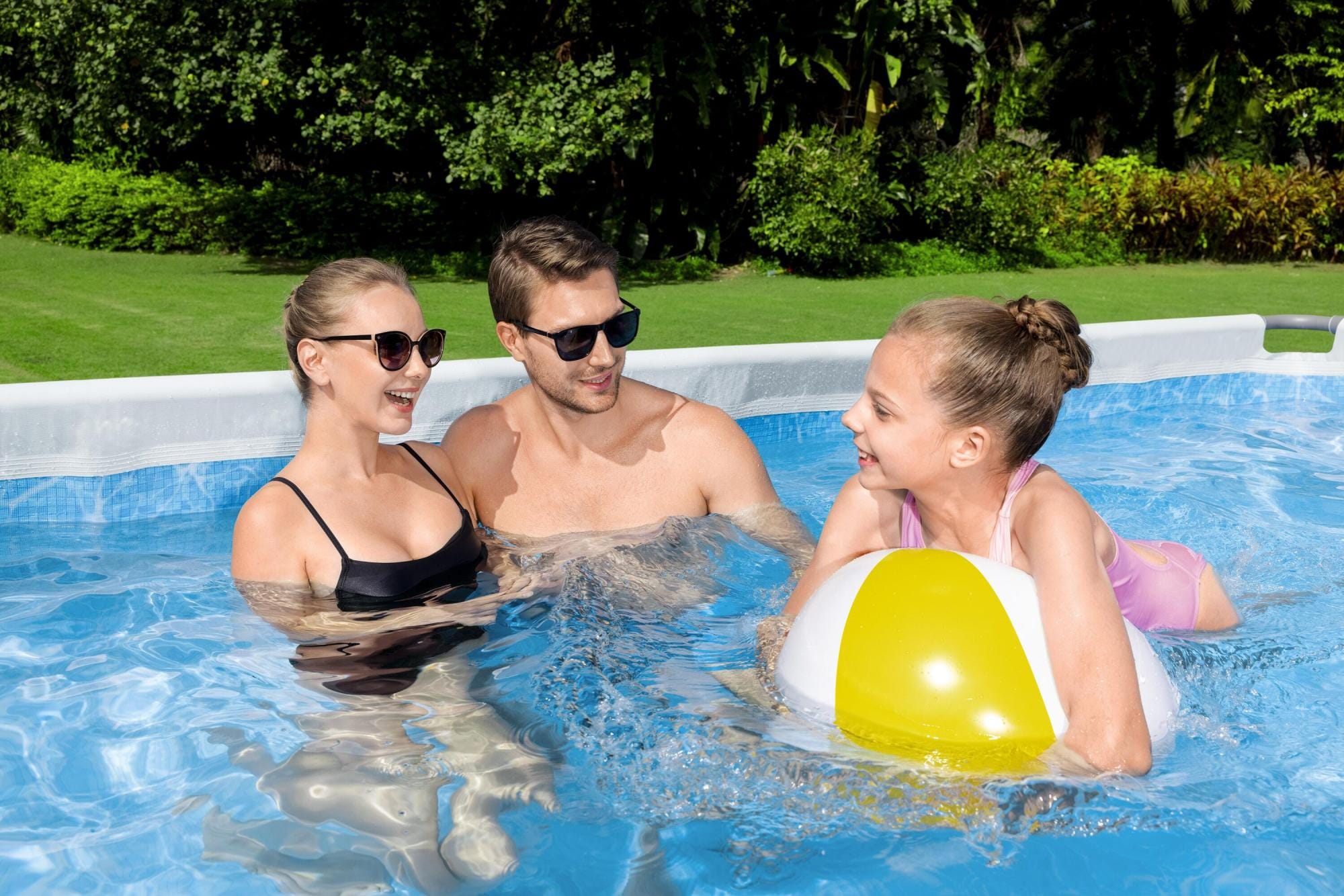Piscine fuori terra Piscina base struttura e liner Power Steel da 412x201x122 cm Bestway 4
