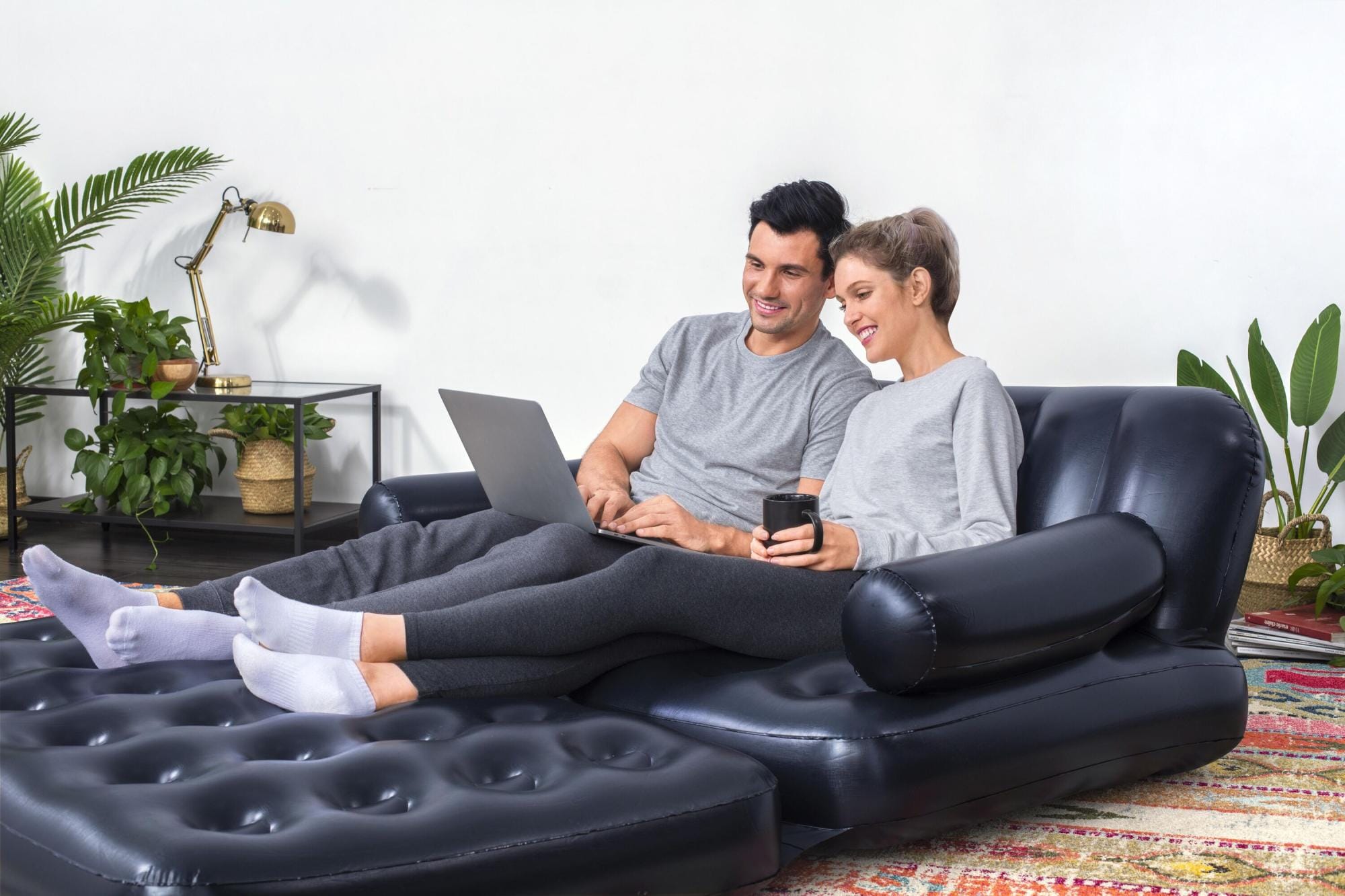 Arredo gonfiabile casa e giardino Divano gonfiabile multifunzione 5 in 1 Bestway 3
