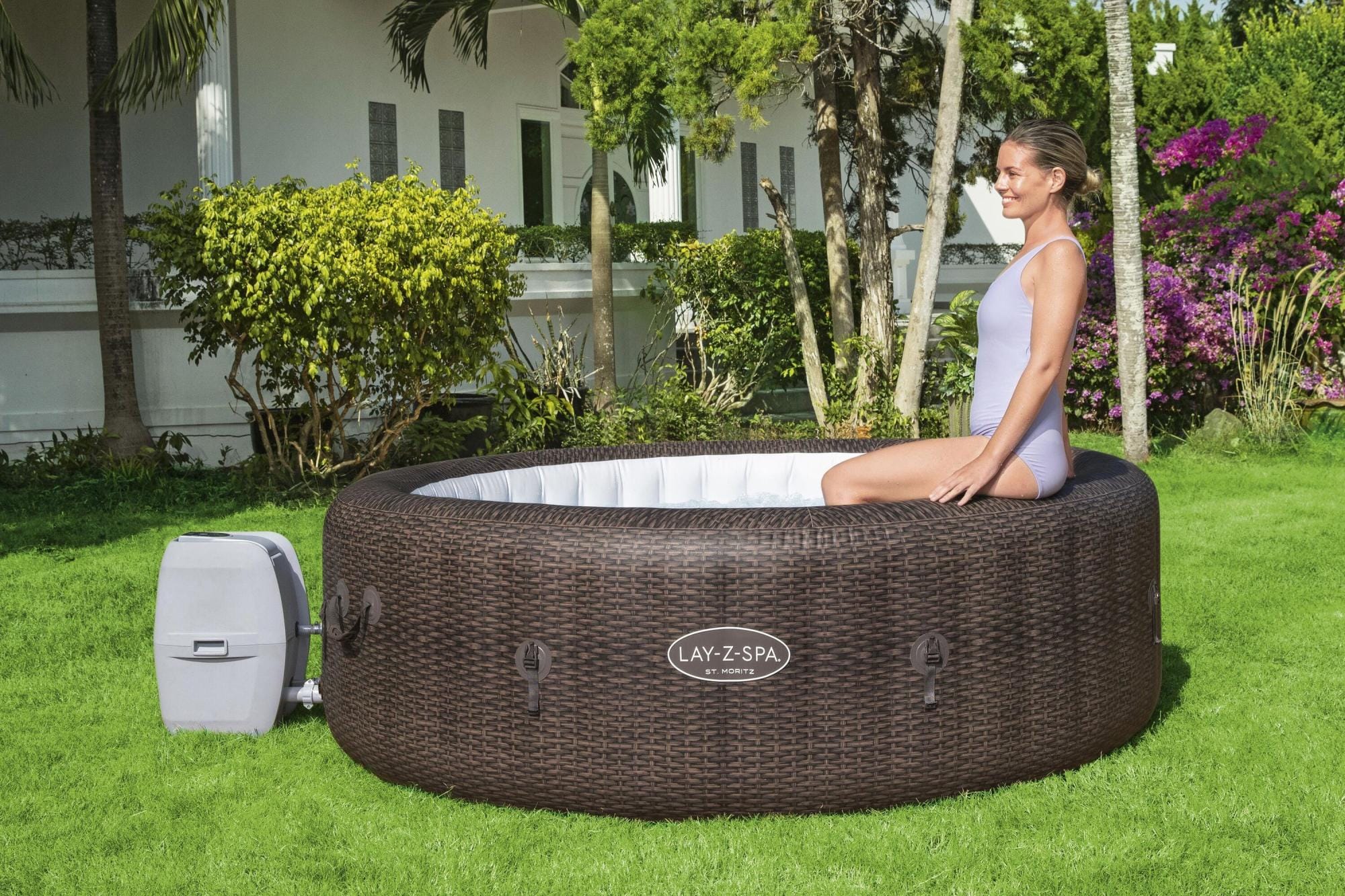 Idromassaggi gonfiabili Lay-Z-Spa Idromassaggio gonfiabile Lay-Z-Spa St. Moritz AirJet 5-7 persone con app Bestway 3