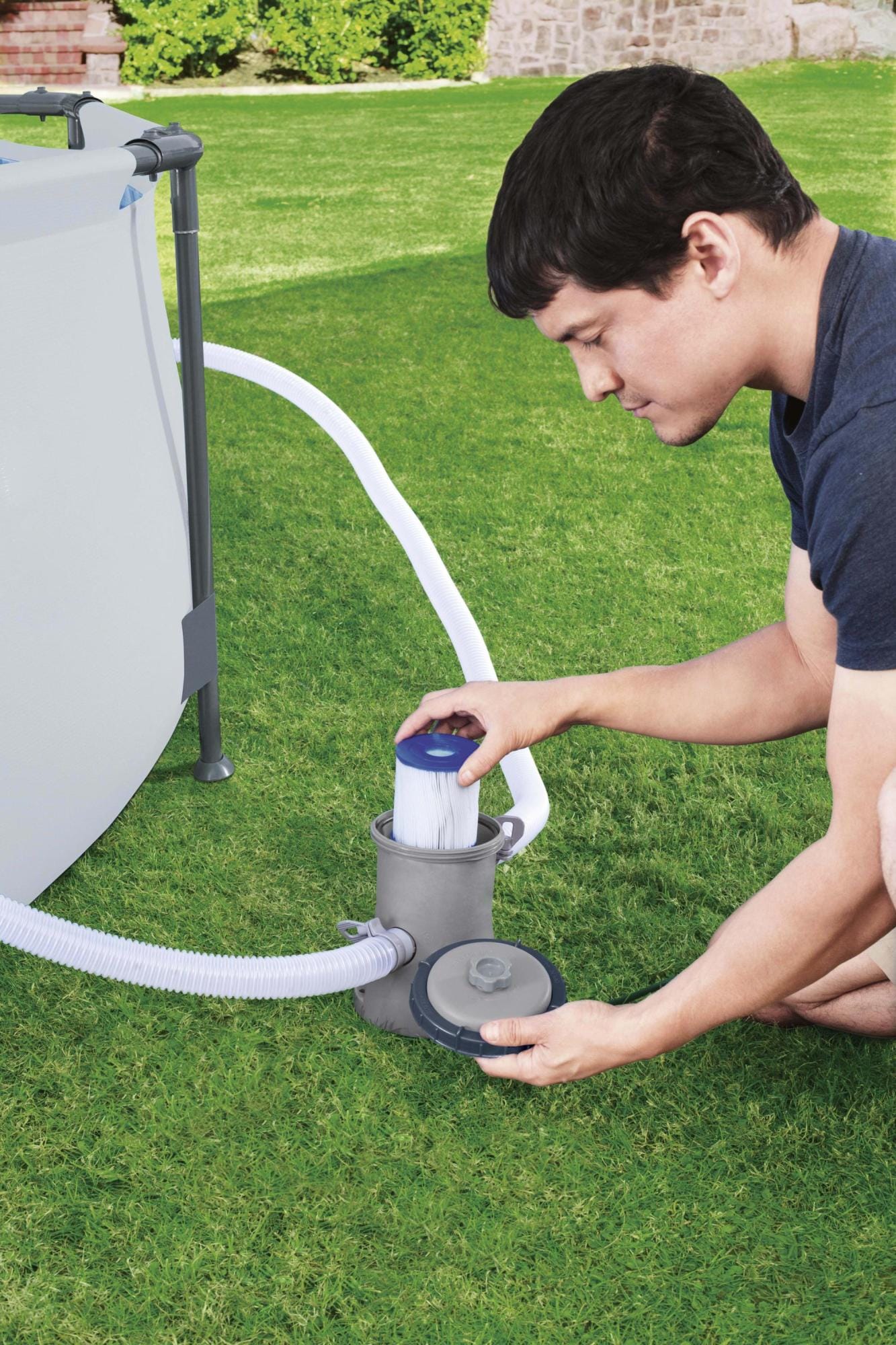 Pompe di filtraggio e Cartucce Pompa filtro a cartuccia tipo I da 1.249 L/h Bestway 2