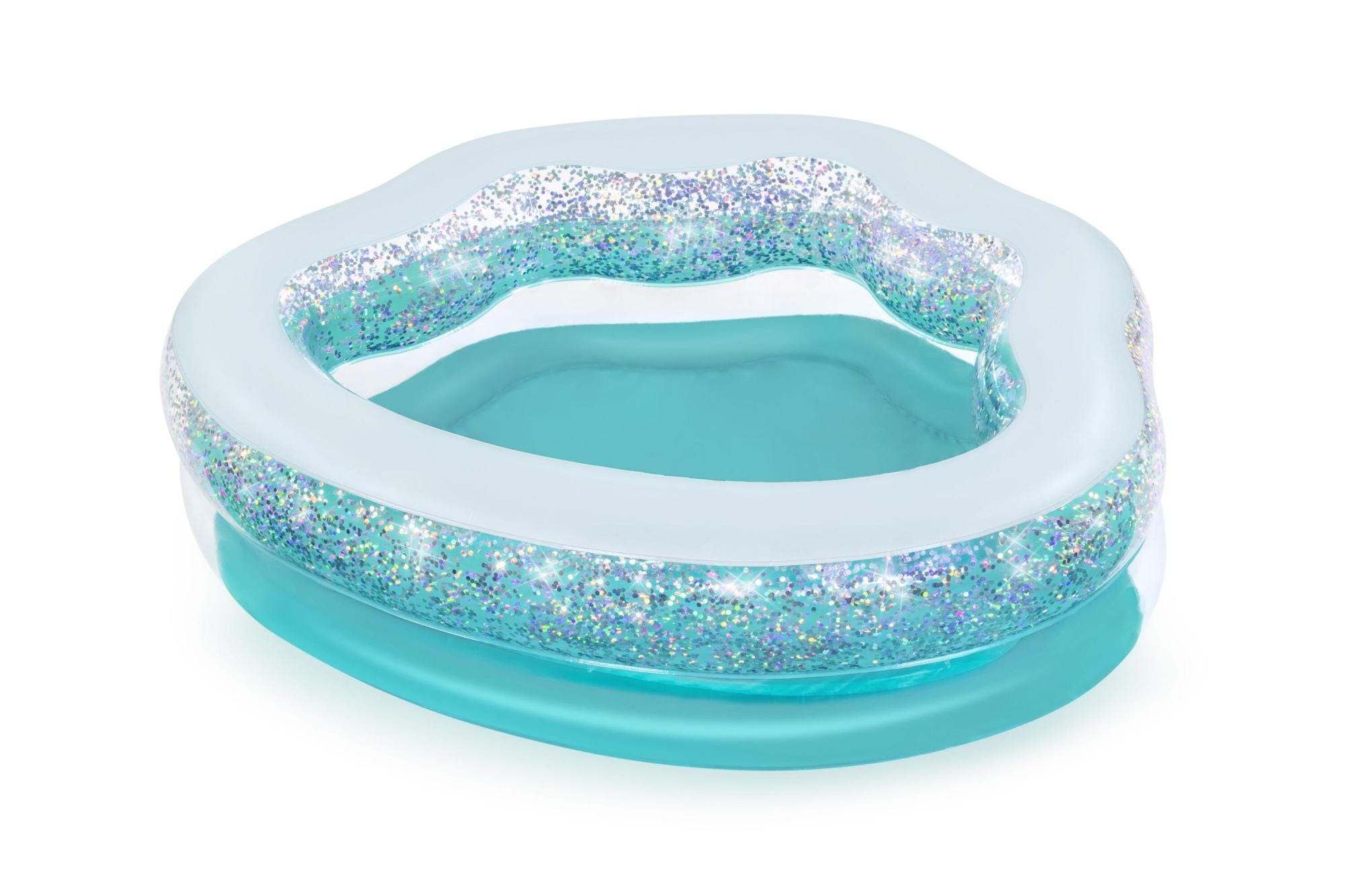 Giochi gonfiabili per bambini Piscinetta gonfiabile Sparkle Shell da 150x127x43 cm Bestway 1