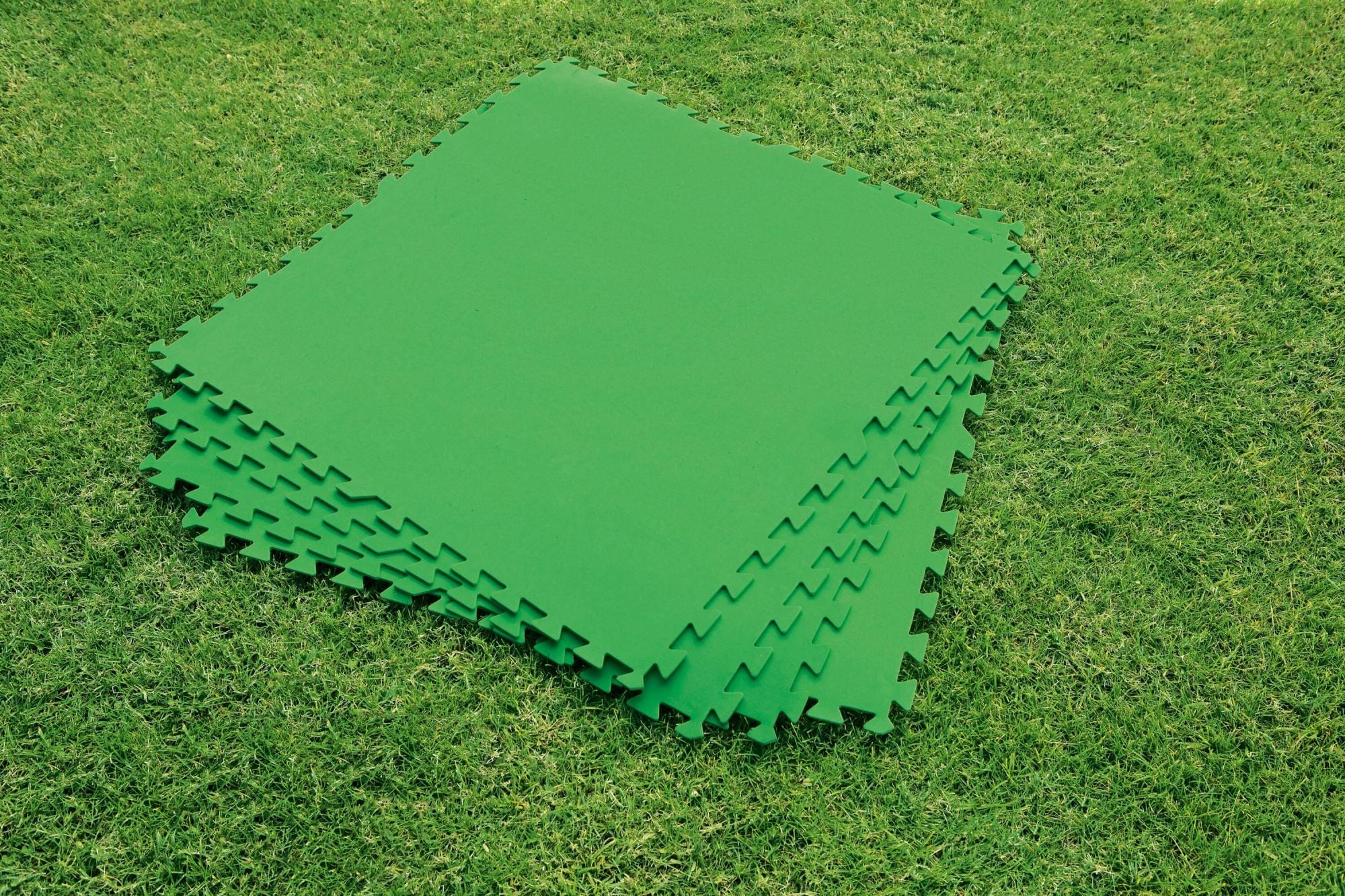 Accessori Piscine e Spa Tappeto sotto piscina componibile da 78x78 cm verde Bestway 5