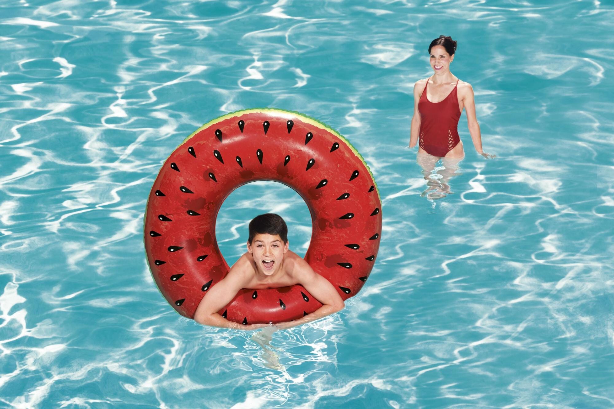 Gonfiabili mare per adulti Ciambella gonfiabile Anguria Bestway 2