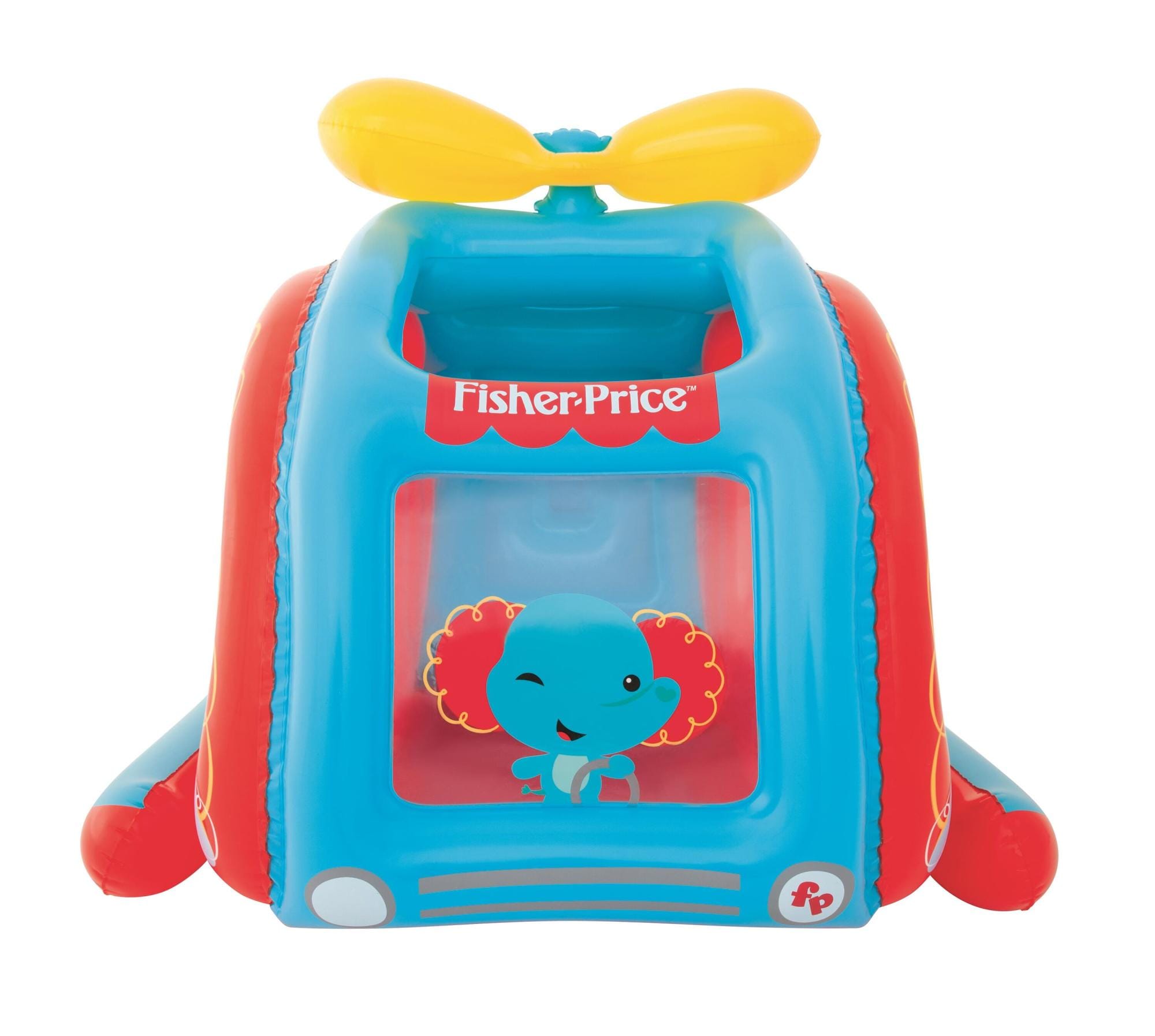 Giochi gonfiabili per bambini Playcenter gonfiabile Elicottero Fisher-Price con palline Bestway 15