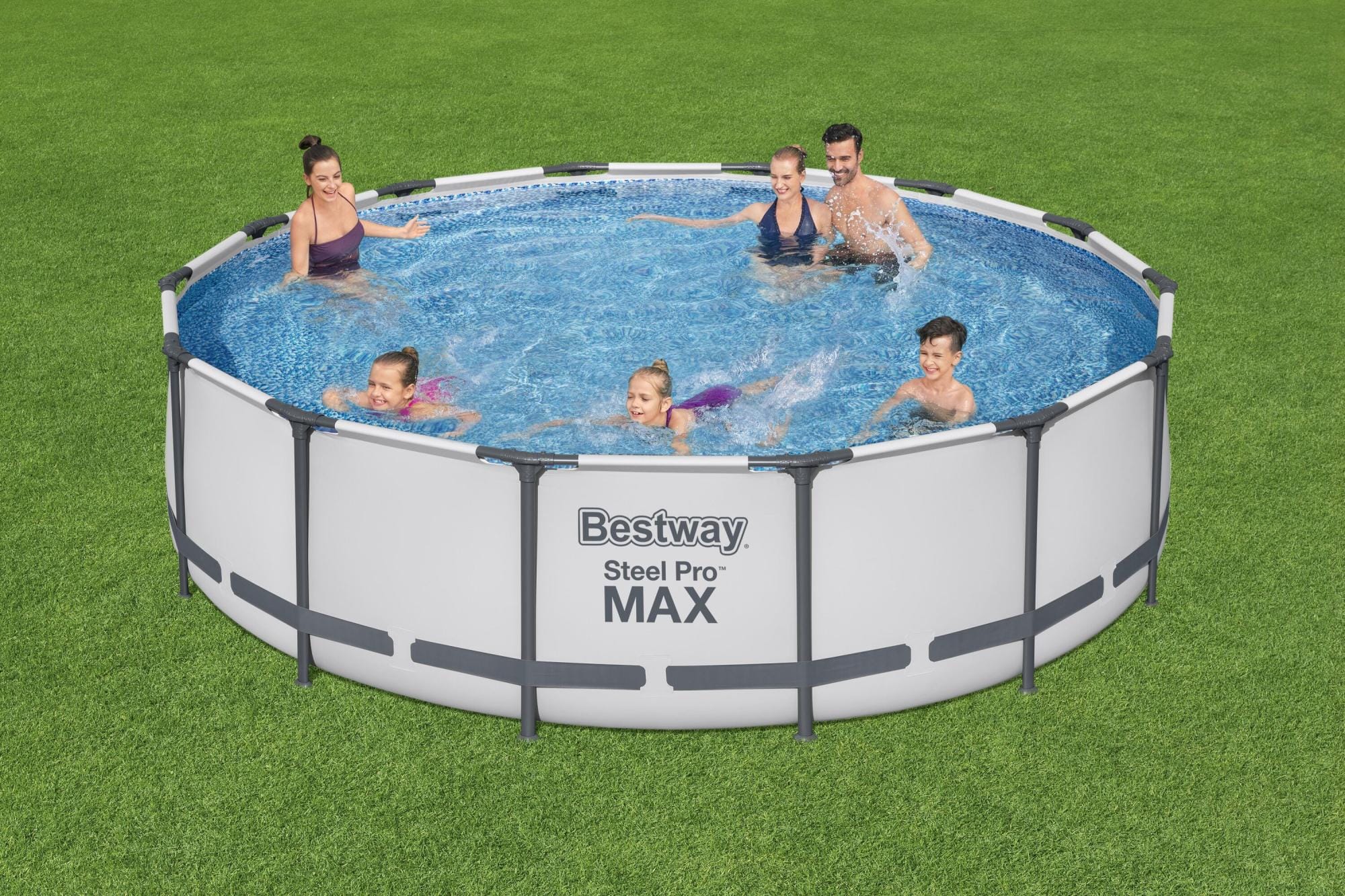 Piscine fuori terra Piscina solo struttura - 427x107 grigia Bestway 1