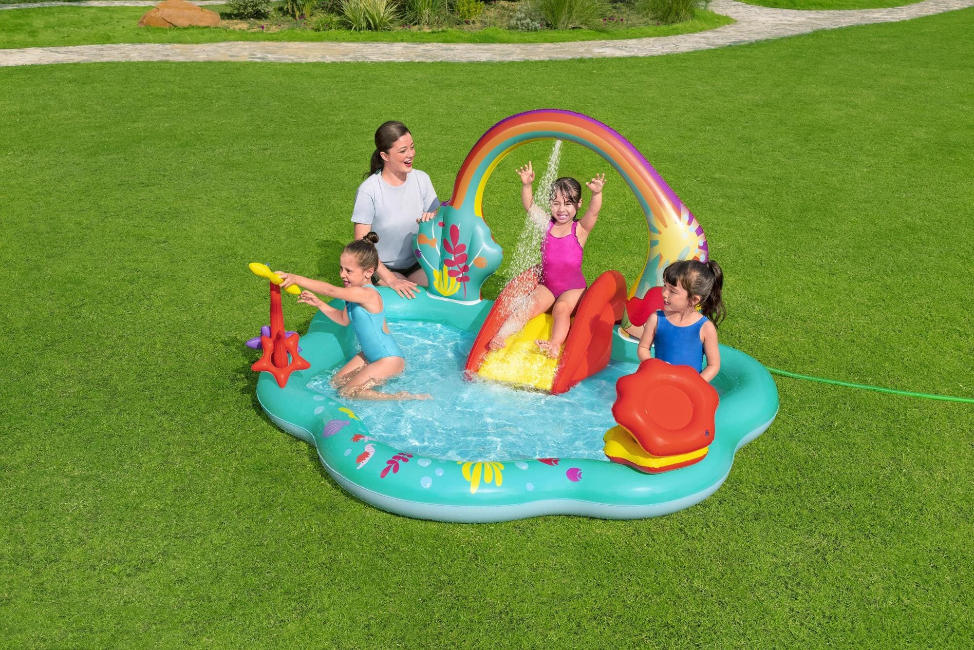 Giochi gonfiabili per bambini Playcenter gonfiabile La Sirenetta Disney Bestway 2