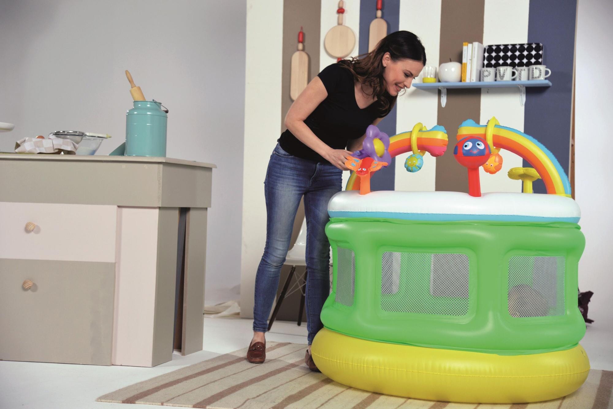 Giochi gonfiabili per bambini Box gonfiabile con giochi Bestway 1